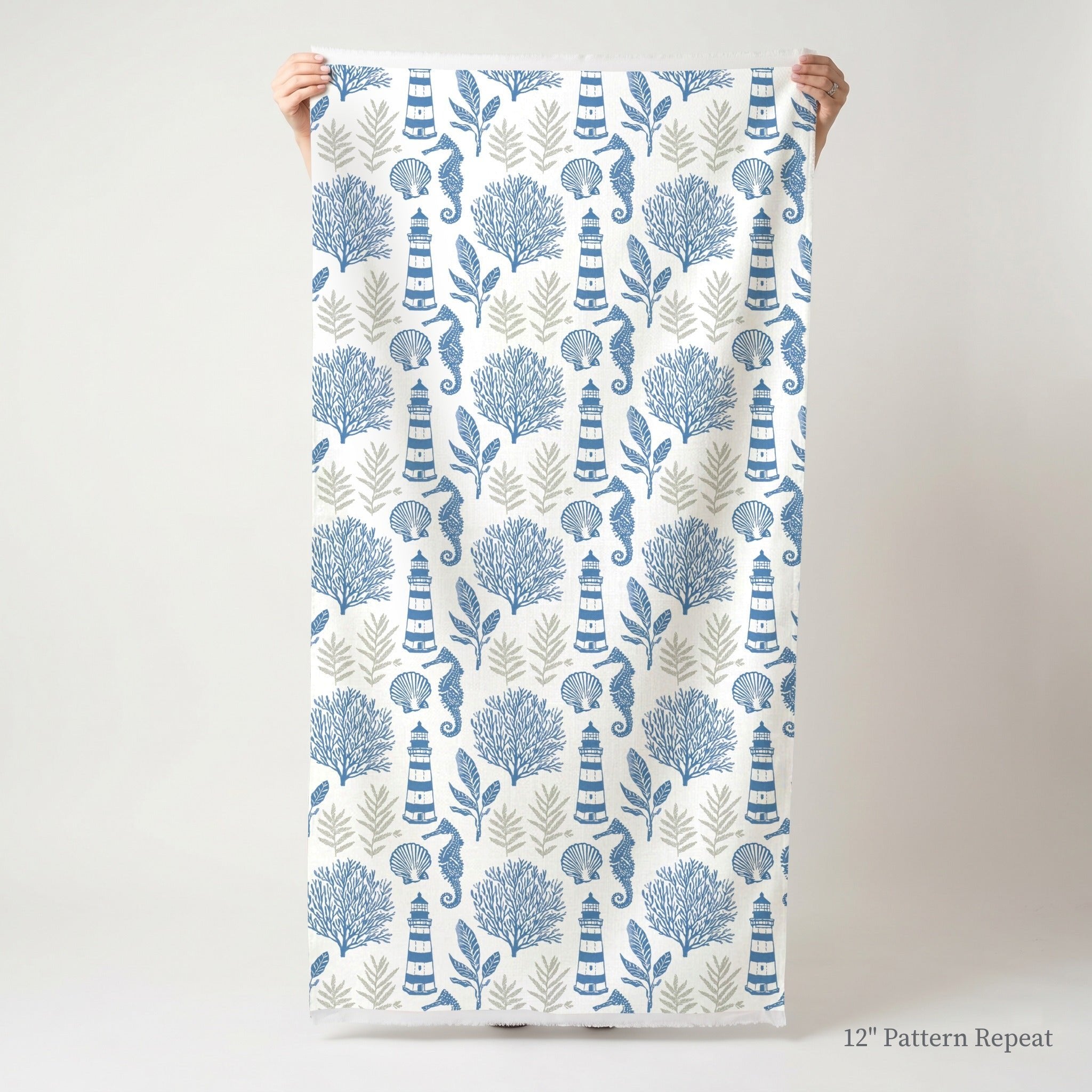 Hartwick Lighthouse - Fabric - Linen Rowe