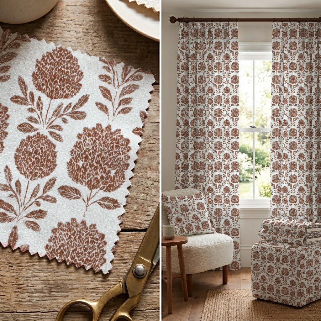 Harvest Stem - Fabric - Linen Rowe