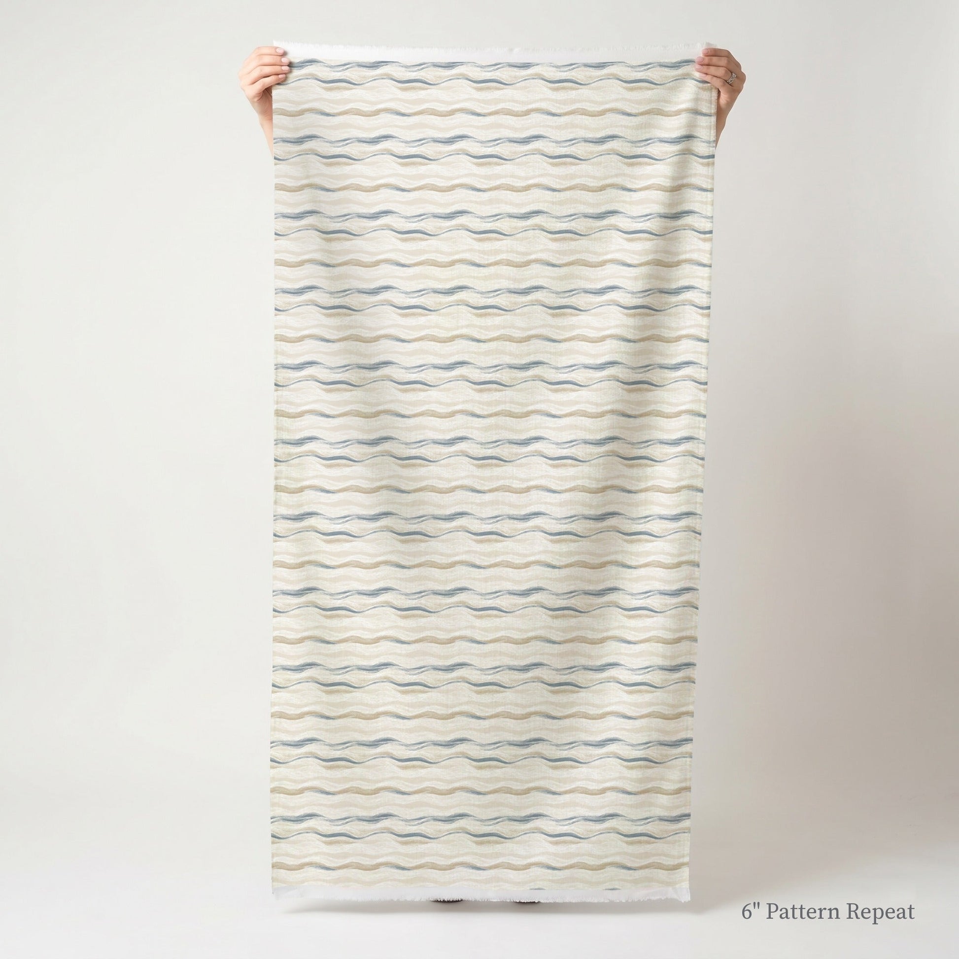 Henrik Waves - Fabric - Linen Rowe