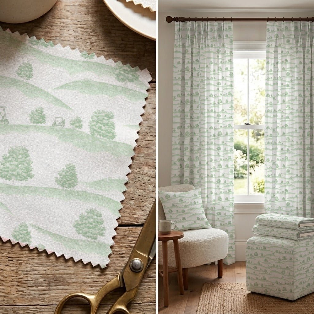 Hilly Course - Fabric - Linen Rowe