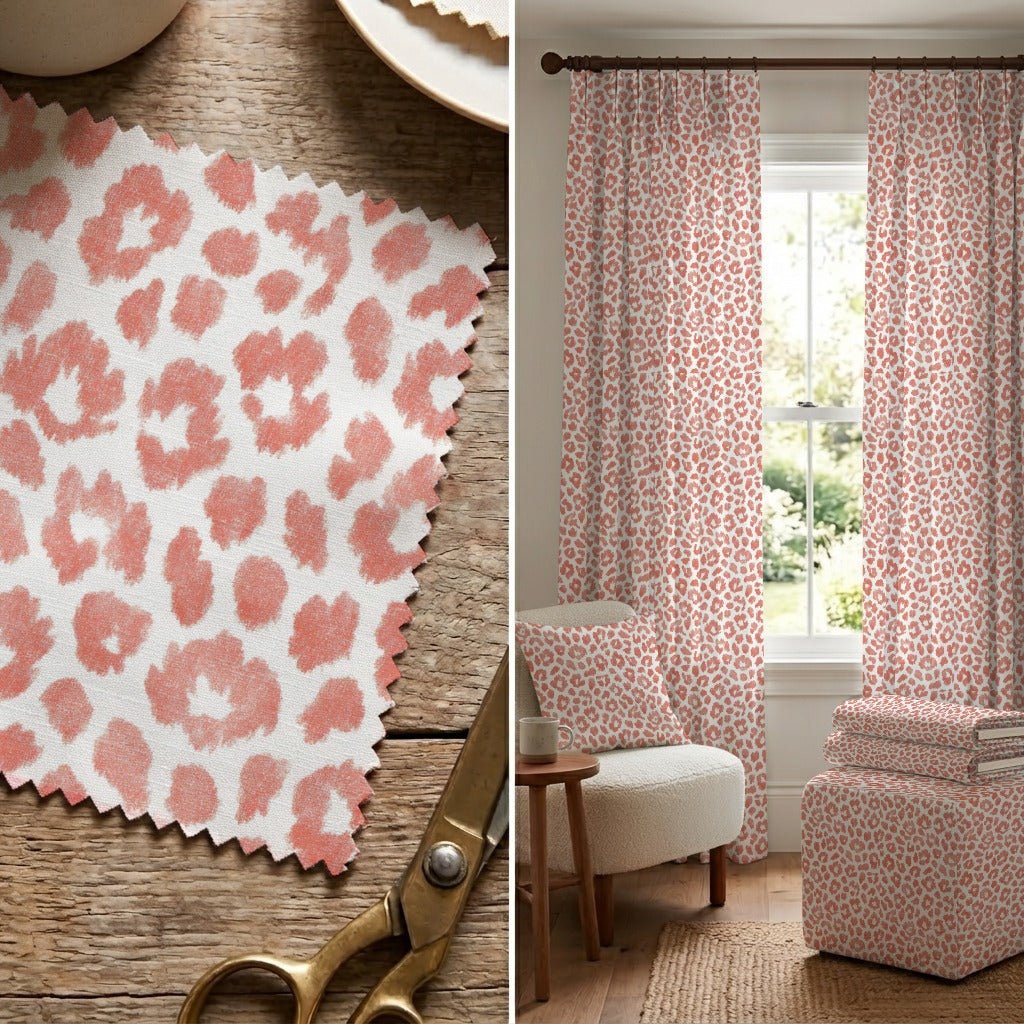 Hollisby Leopard - Fabric - Linen Rowe