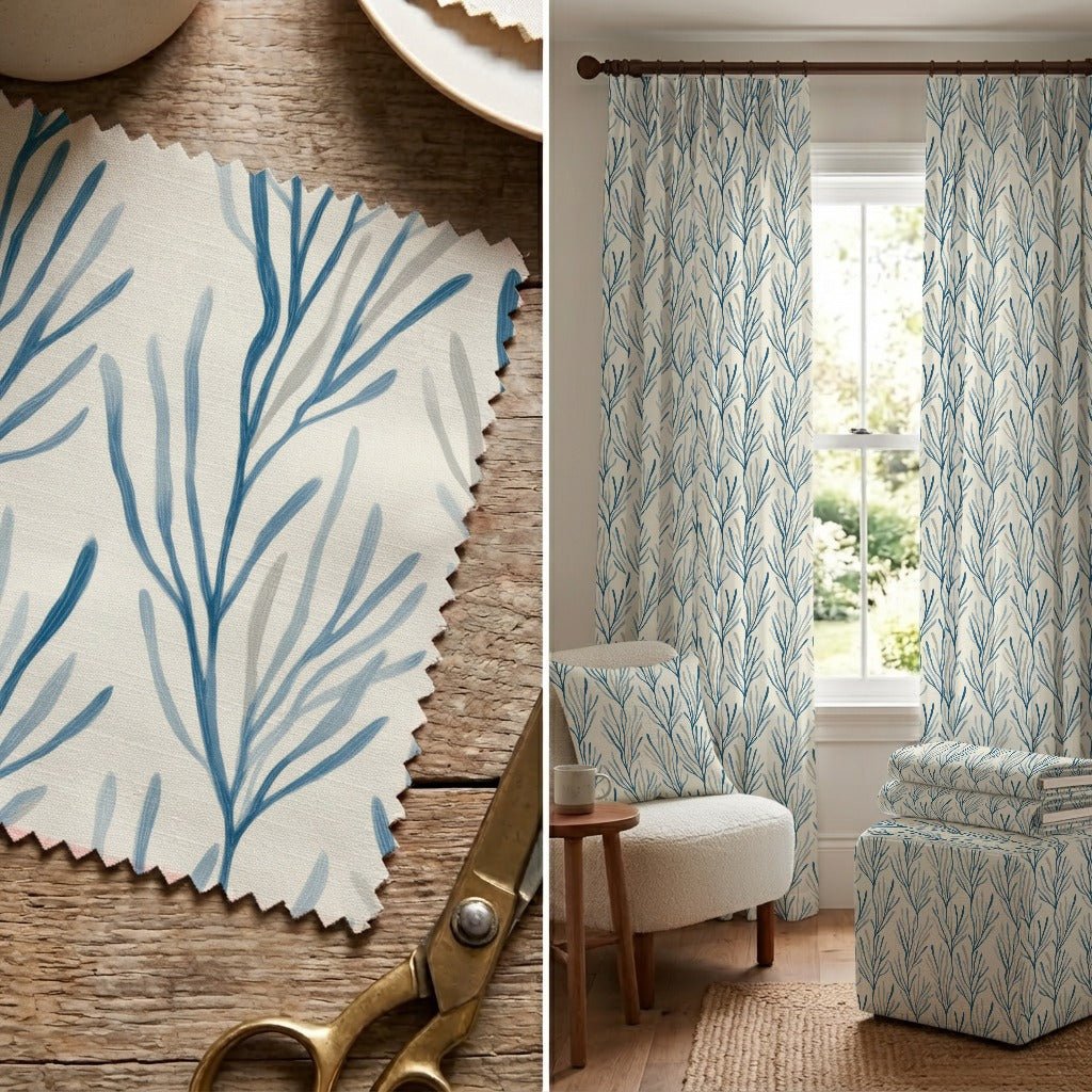 Holly Blue - Fabric - Linen Rowe