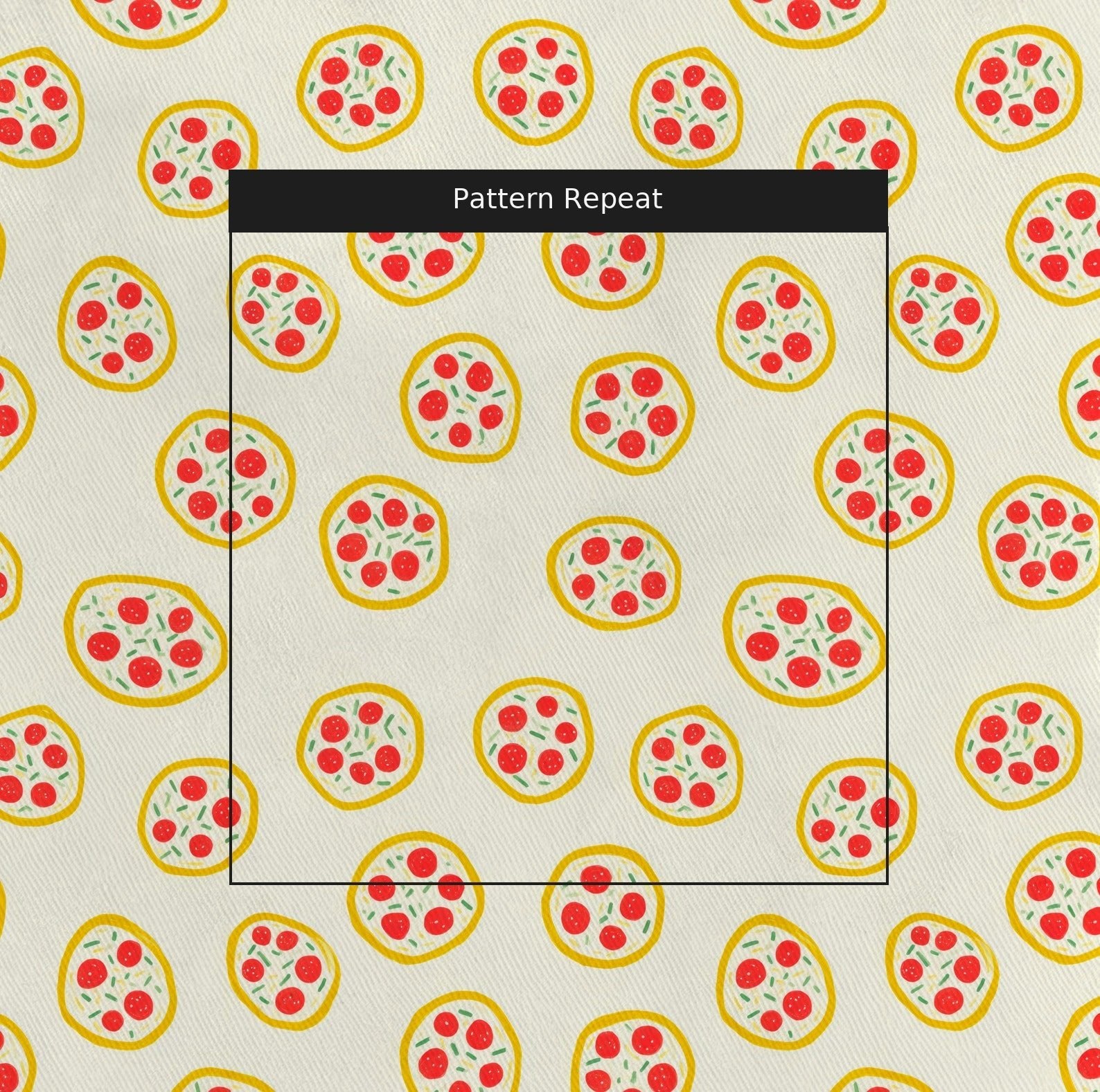 Holy Pepperoni - Fabric - Linen Rowe