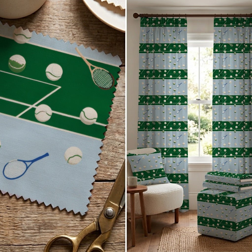 Hometown Court - Fabric - Linen Rowe