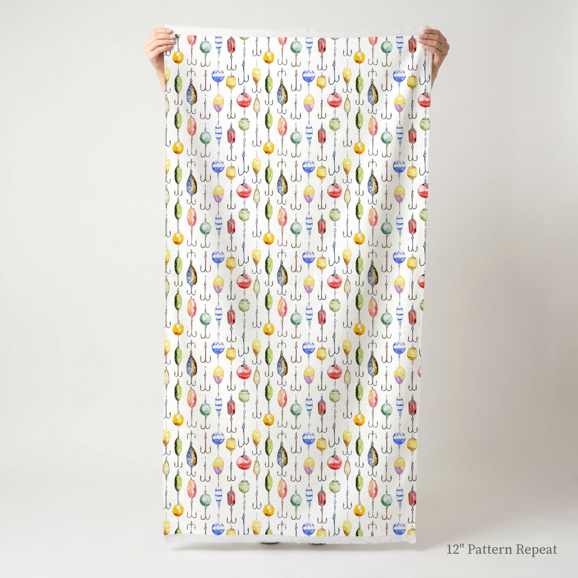Hook and Line - Fabric - Linen Rowe