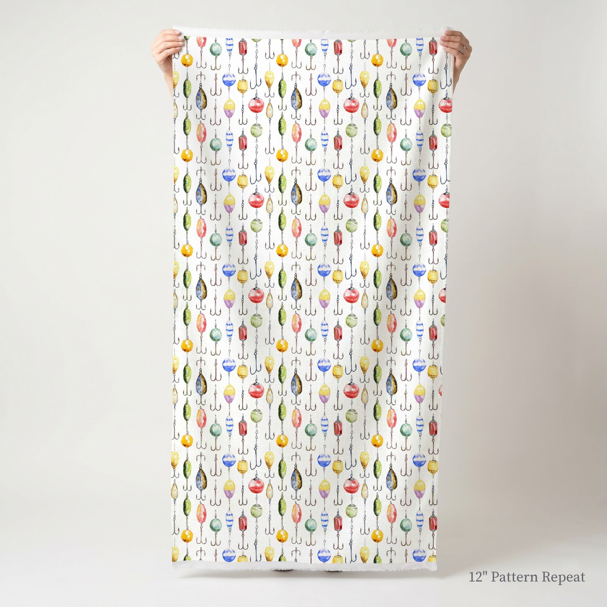 Hook and Line - Fabric - Linen Rowe