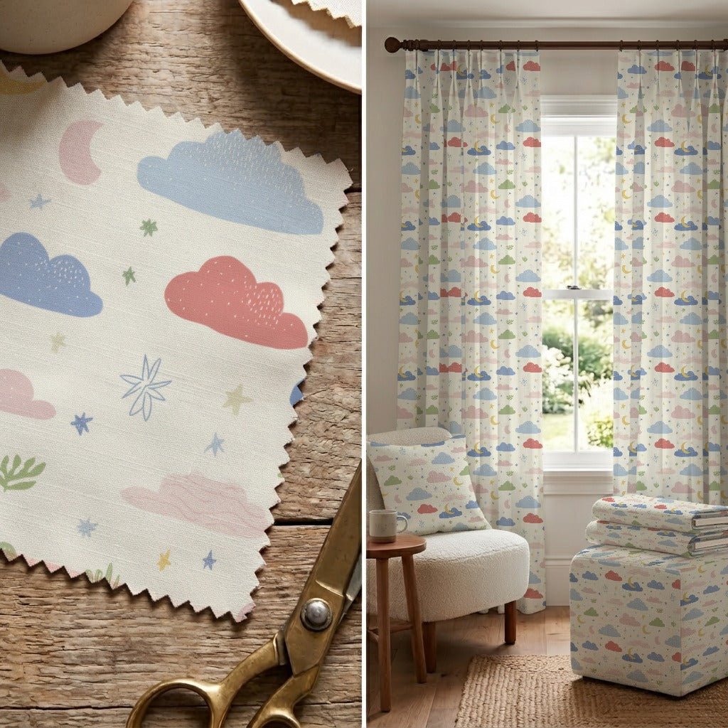 Hopeful Crescent - Fabric - Linen Rowe