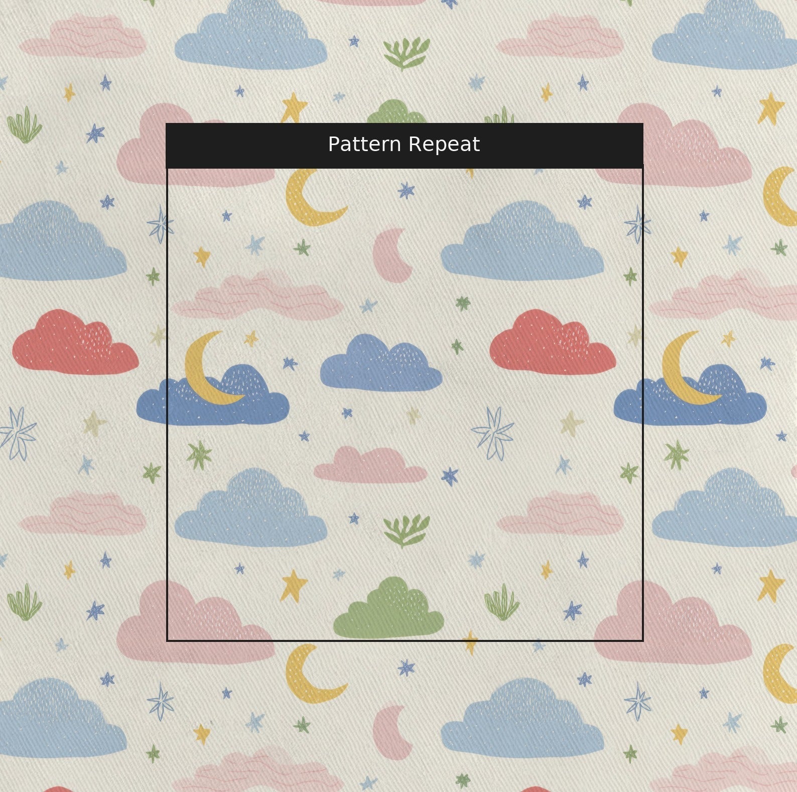 Hopeful Crescent - Fabric - Linen Rowe