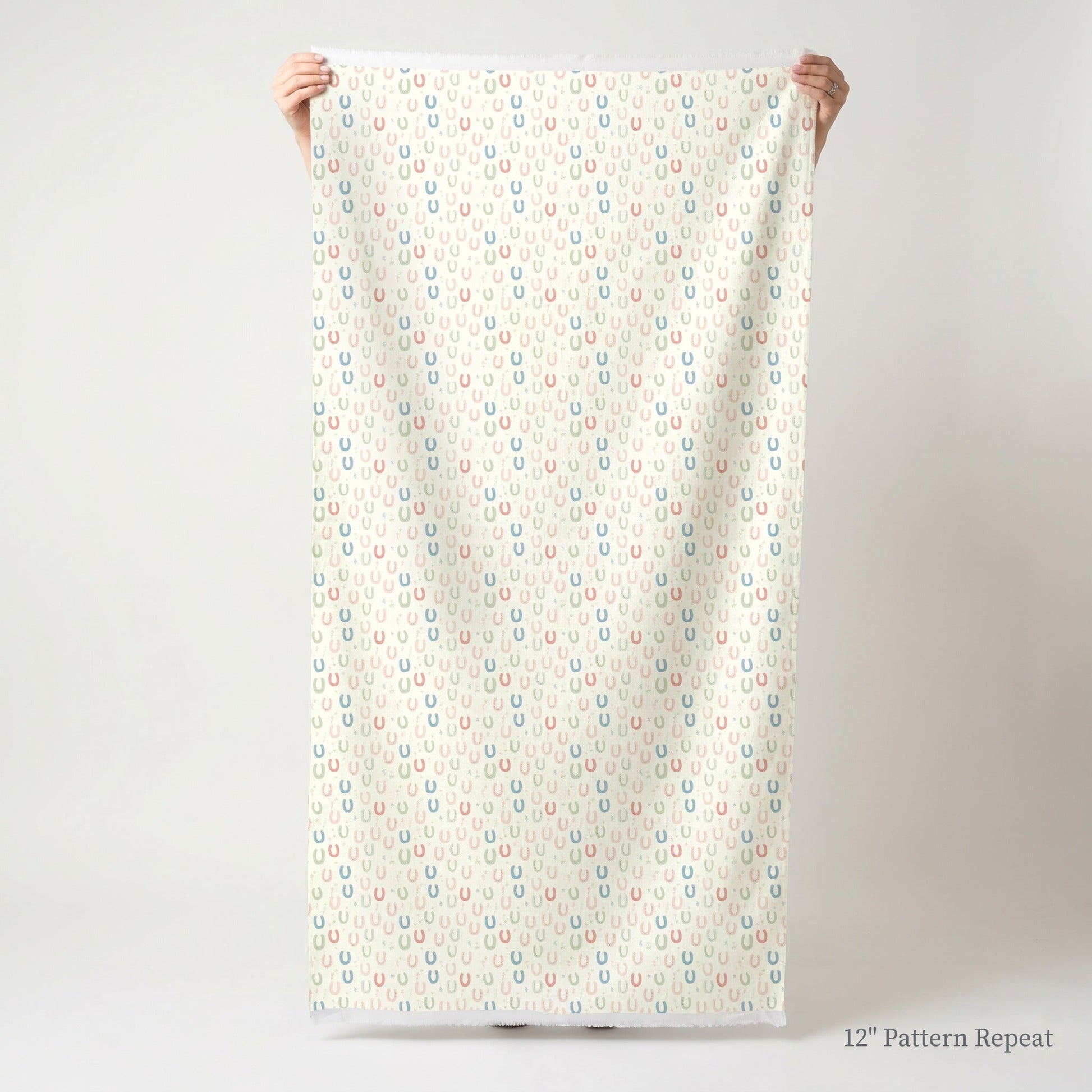 Horseshoes - Fabric - Linen Rowe
