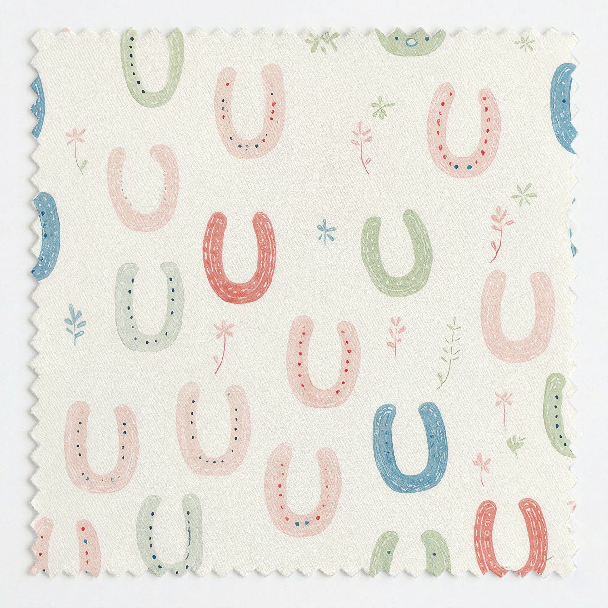Horseshoes - Fabric - Linen Rowe