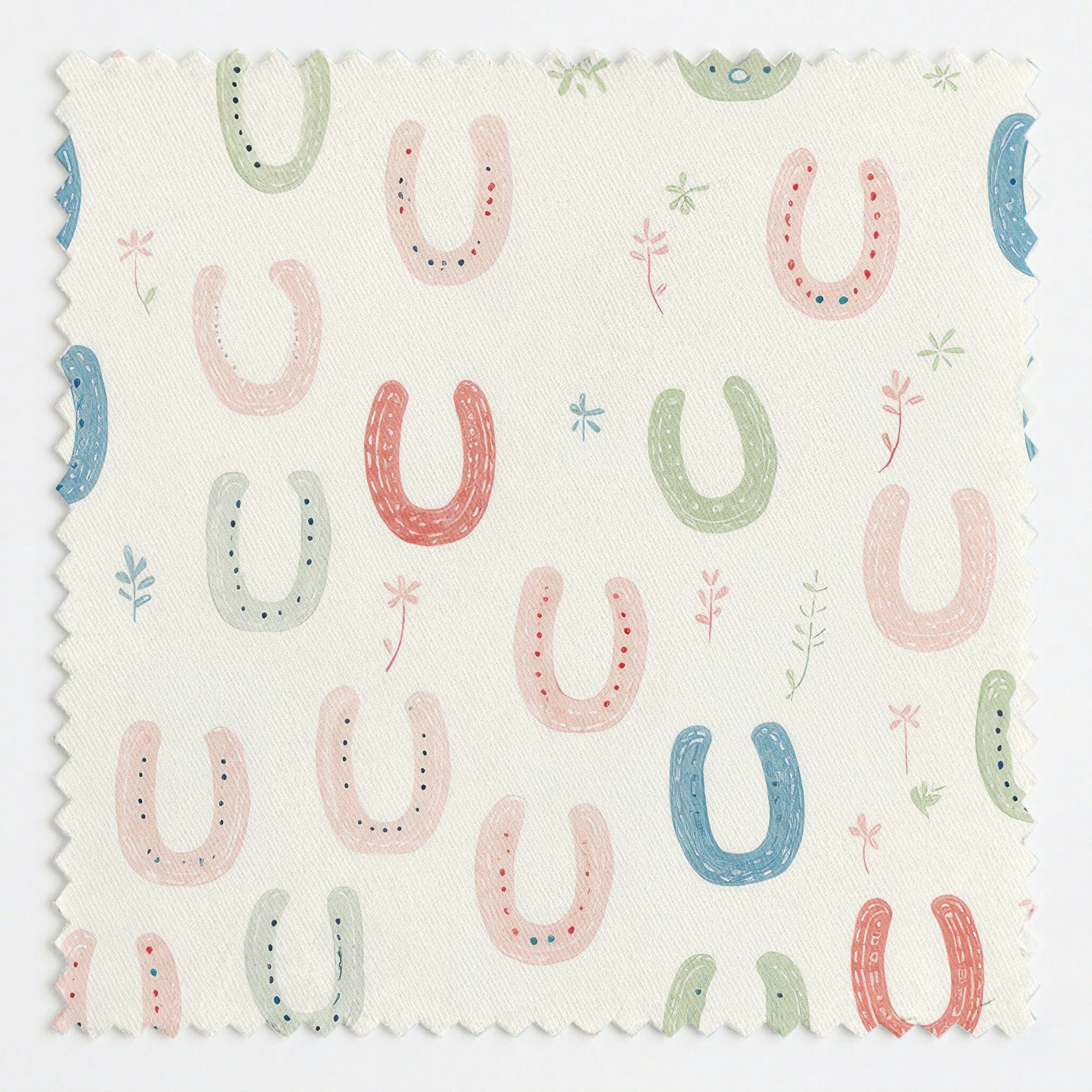 Horseshoes - Fabric - Linen Rowe