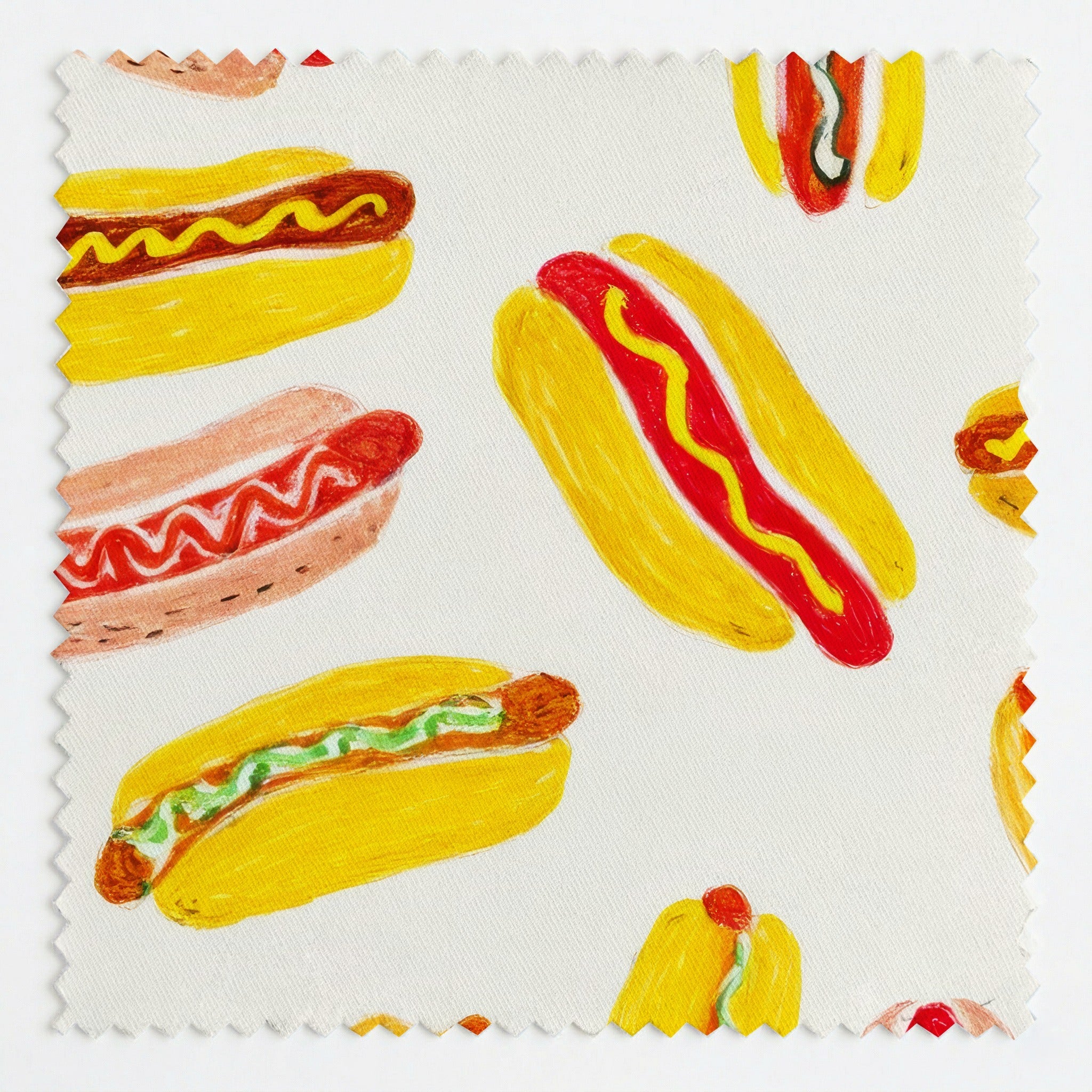 Hot Diggity Dog - Fabric - Linen Rowe
