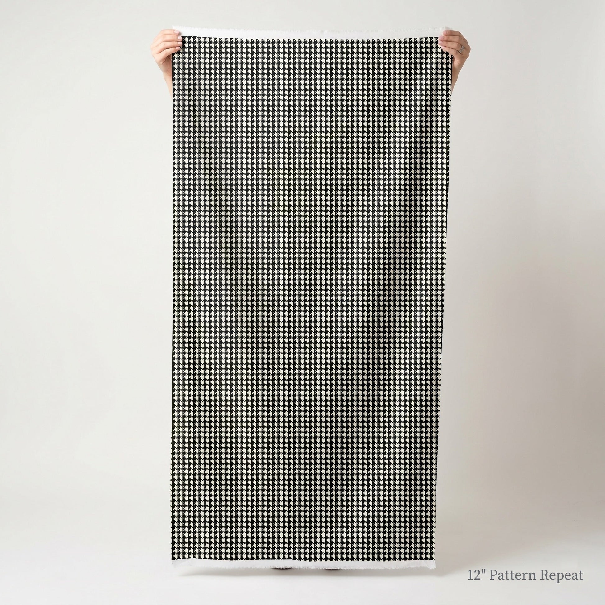 Houndstooth Classic - Fabric - Linen Rowe