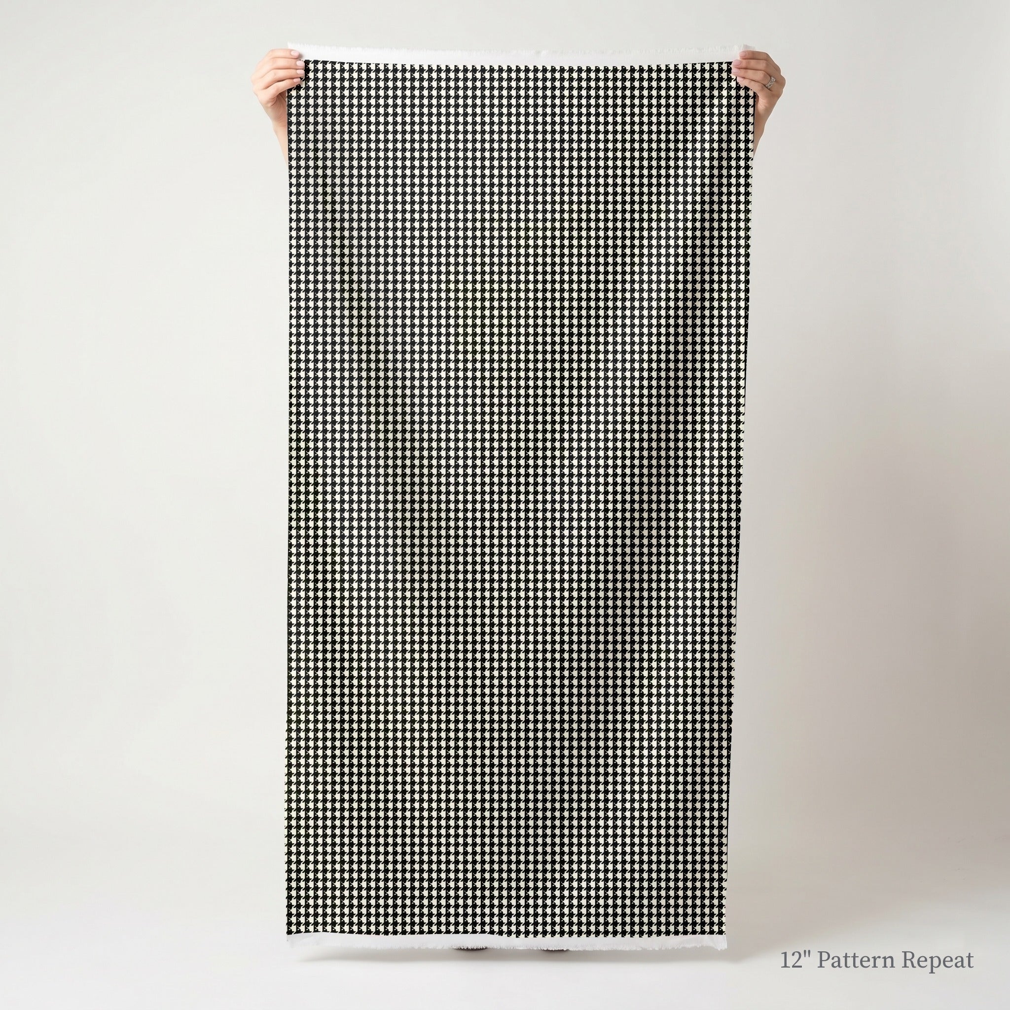 Houndstooth Classic - Fabric - Linen Rowe