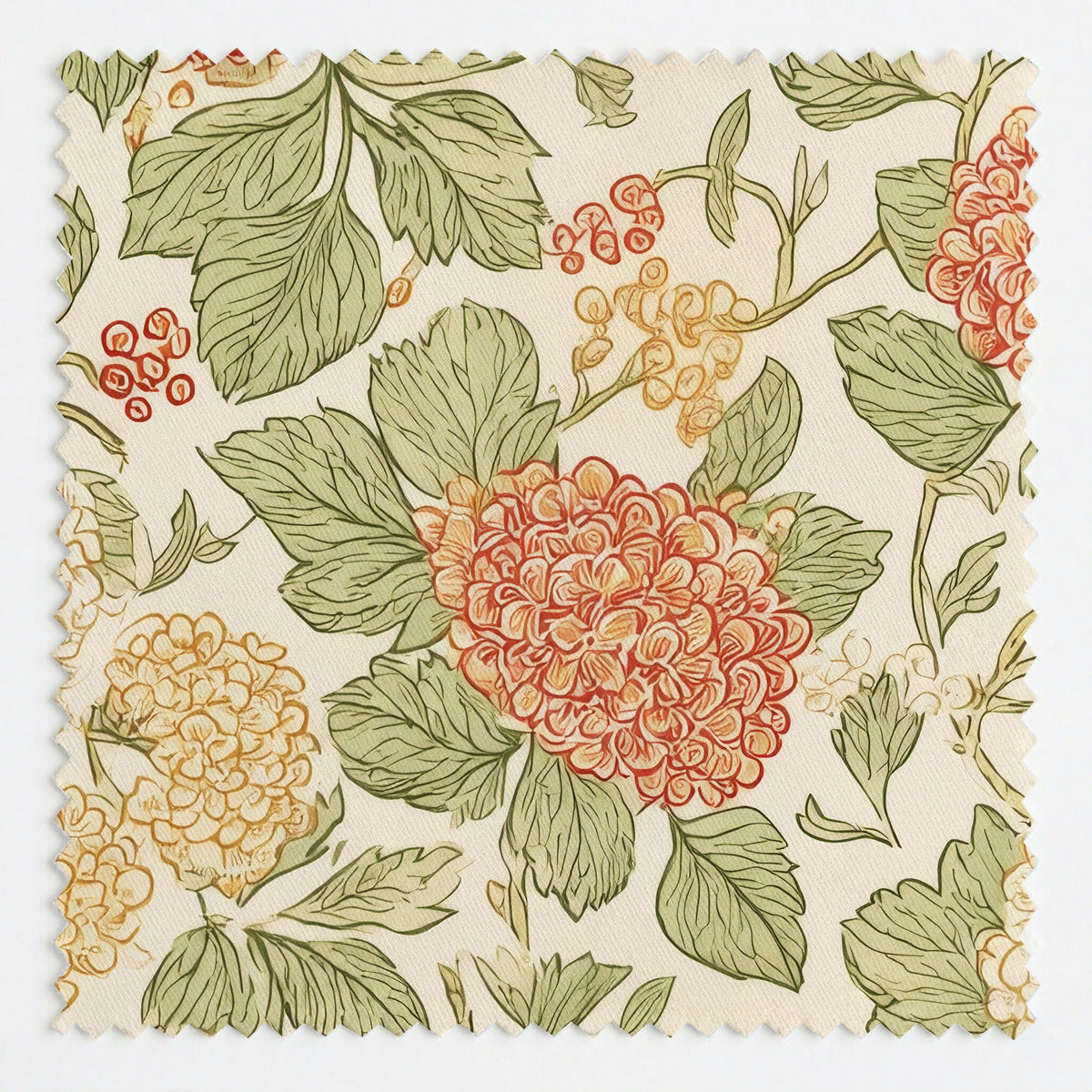 Hydrangea Heaven - Fabric - Linen Rowe