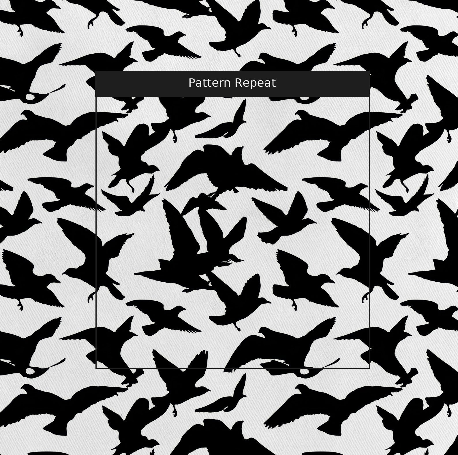 In Flight Silhouette - Fabric - Linen Rowe