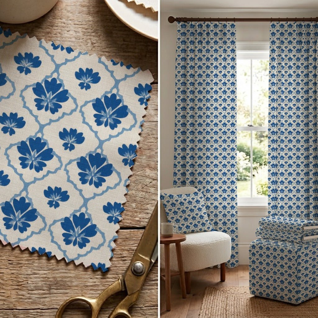 Indigo Haven - Fabric - Linen Rowe
