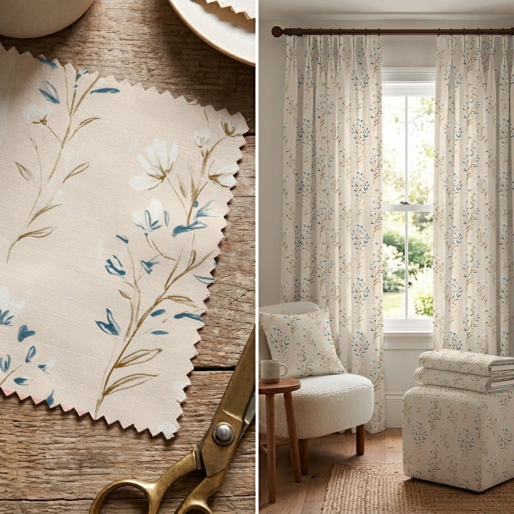 Isandro Blooms - Fabric - Linen Rowe