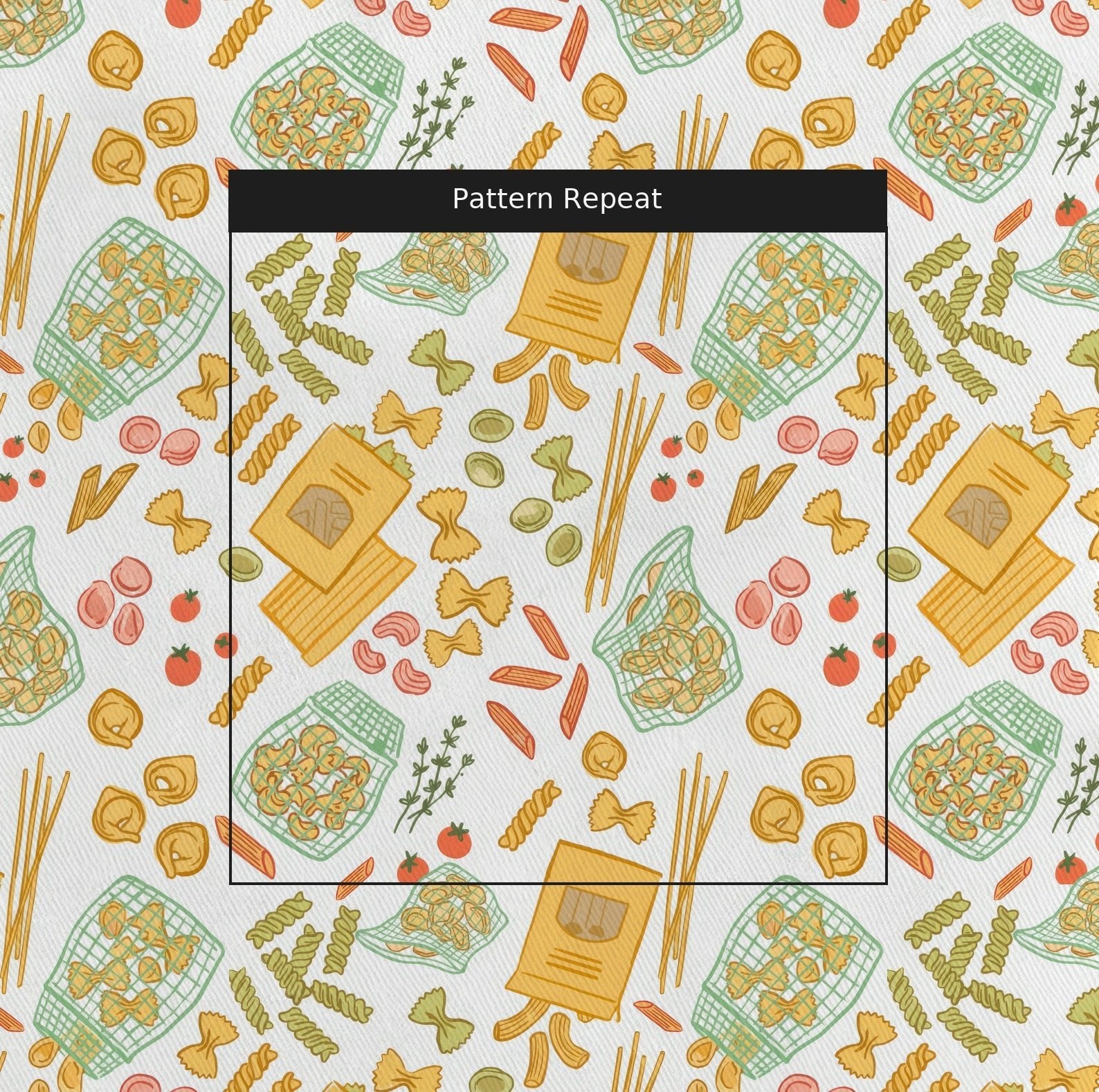 Italian Dinner - Fabric - Linen Rowe