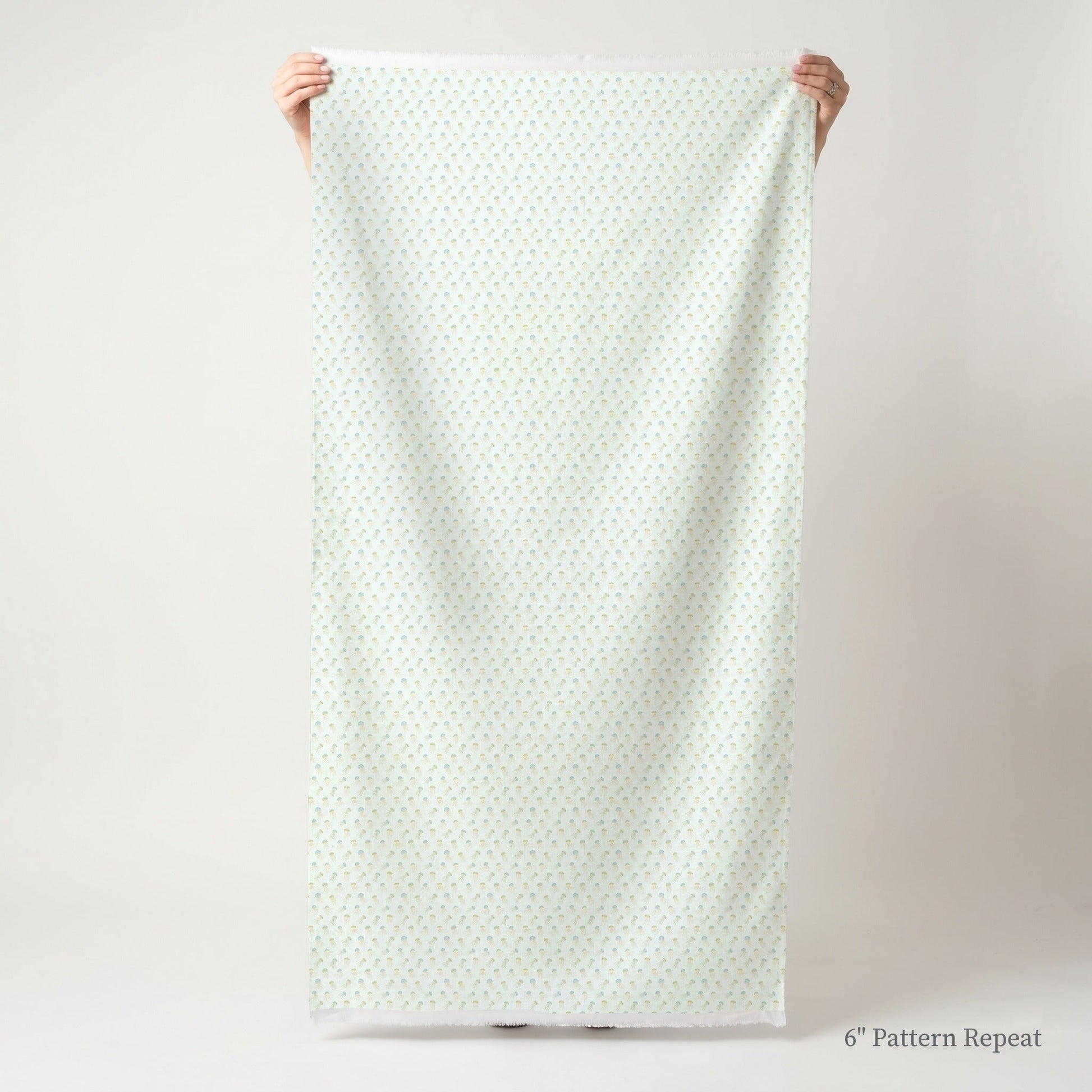 Joyful Jellyfish - Fabric - Linen Rowe