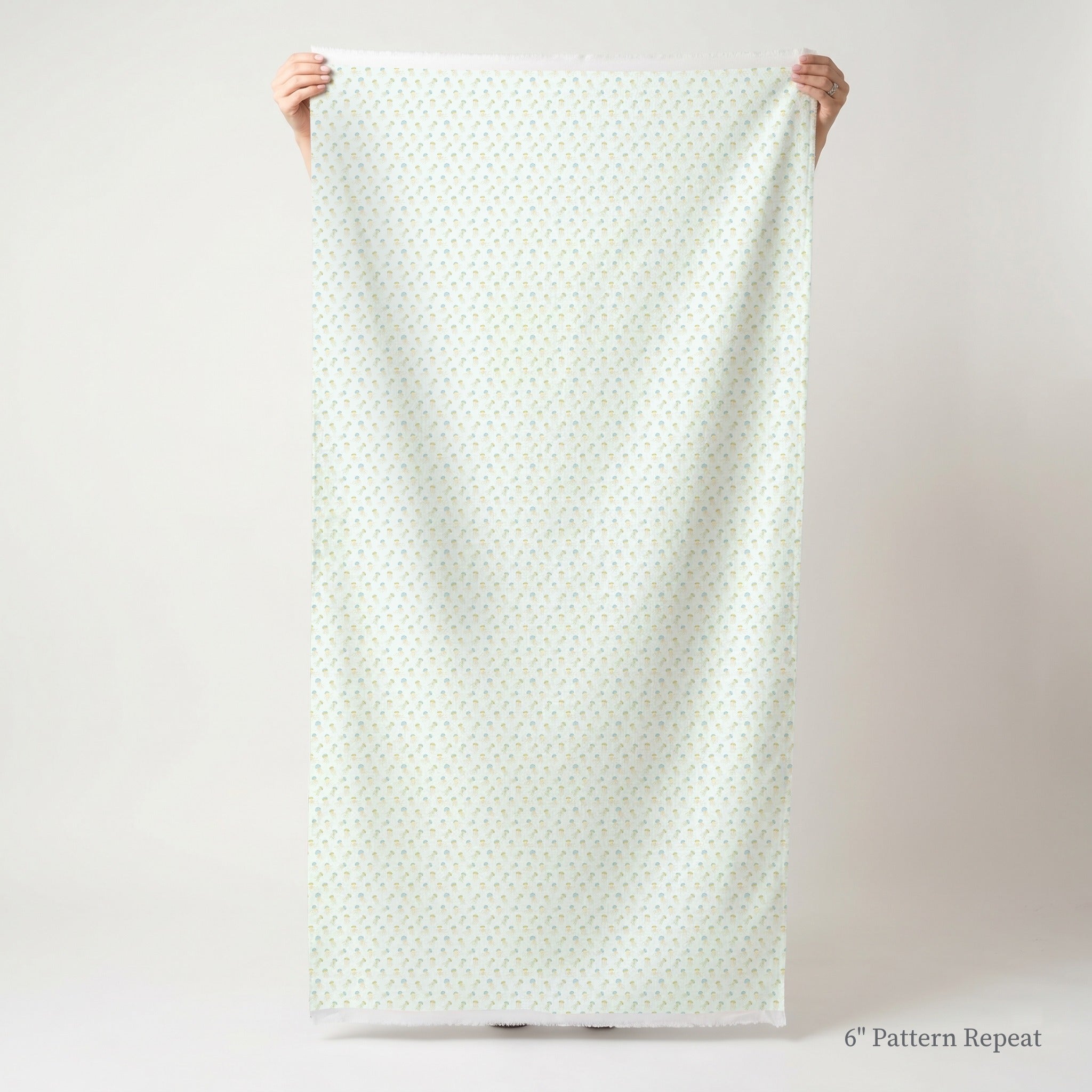 Joyful Jellyfish - Fabric - Linen Rowe