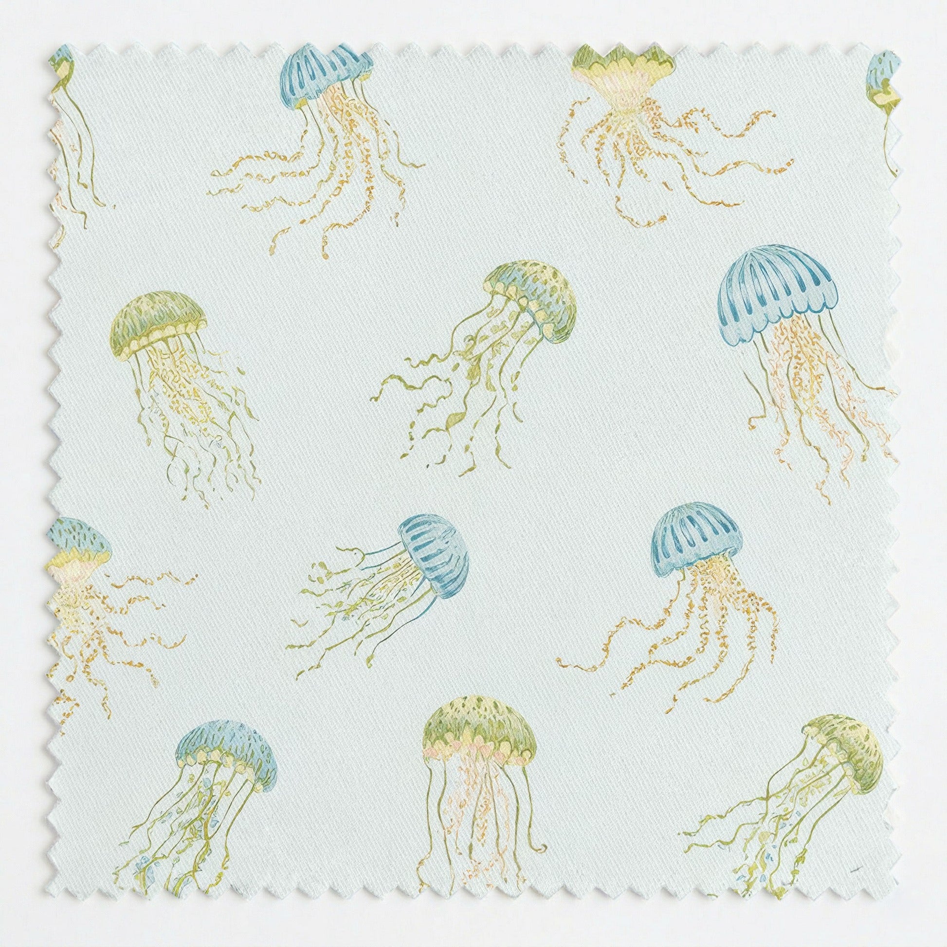 Joyful Jellyfish - Fabric - Linen Rowe
