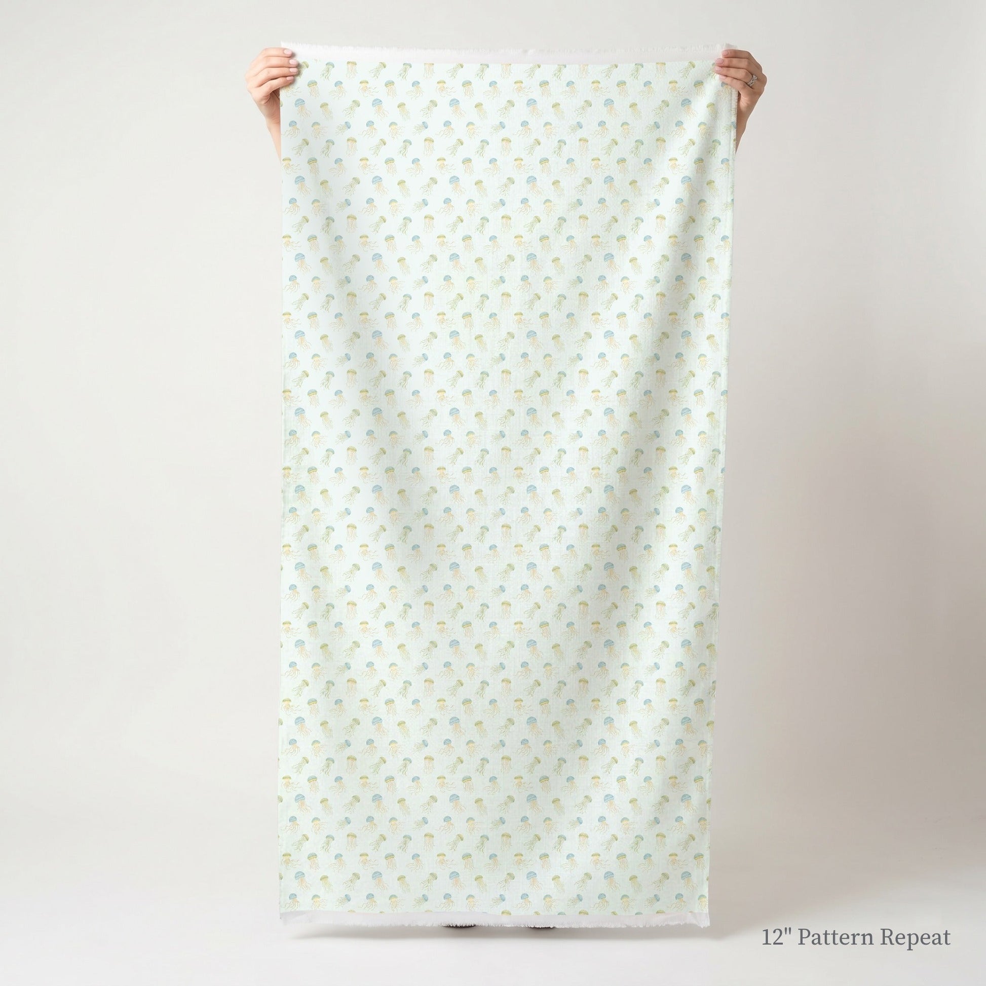 Joyful Jellyfish - Fabric - Linen Rowe
