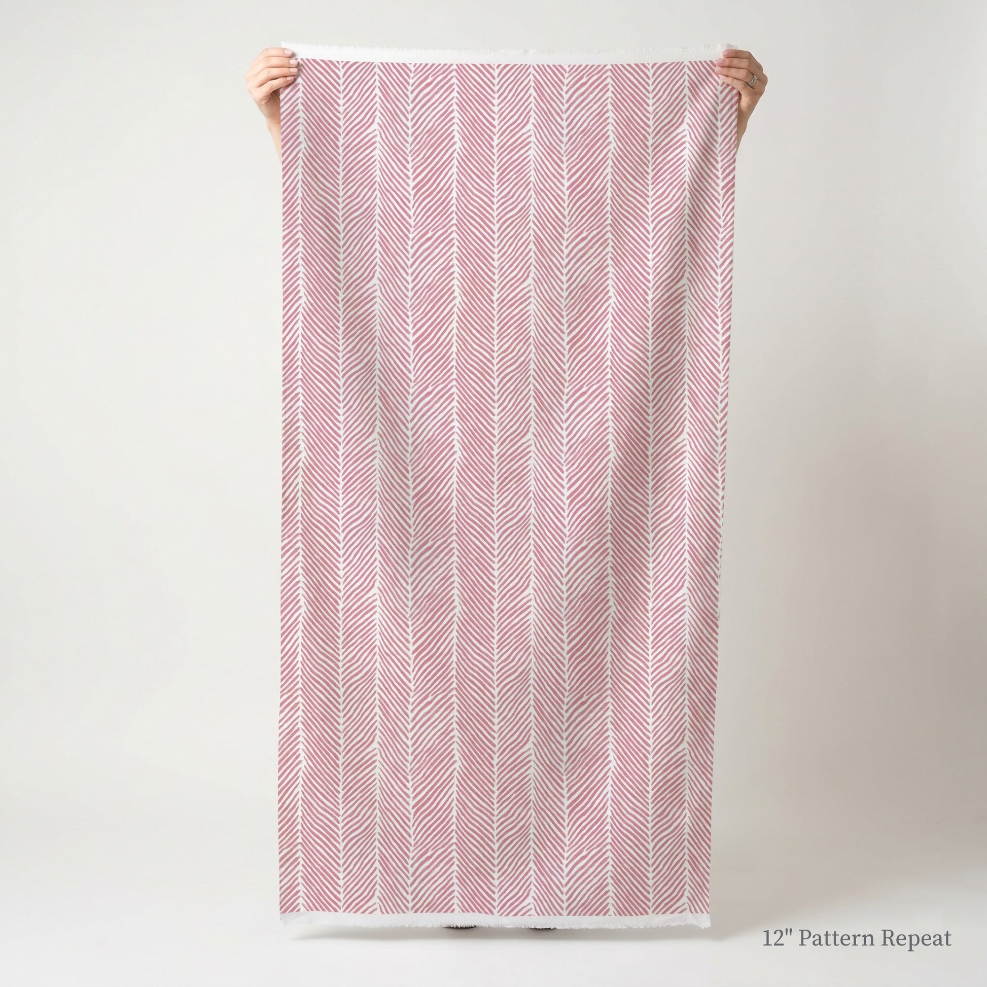 Junia Pink - Fabric - Linen Rowe