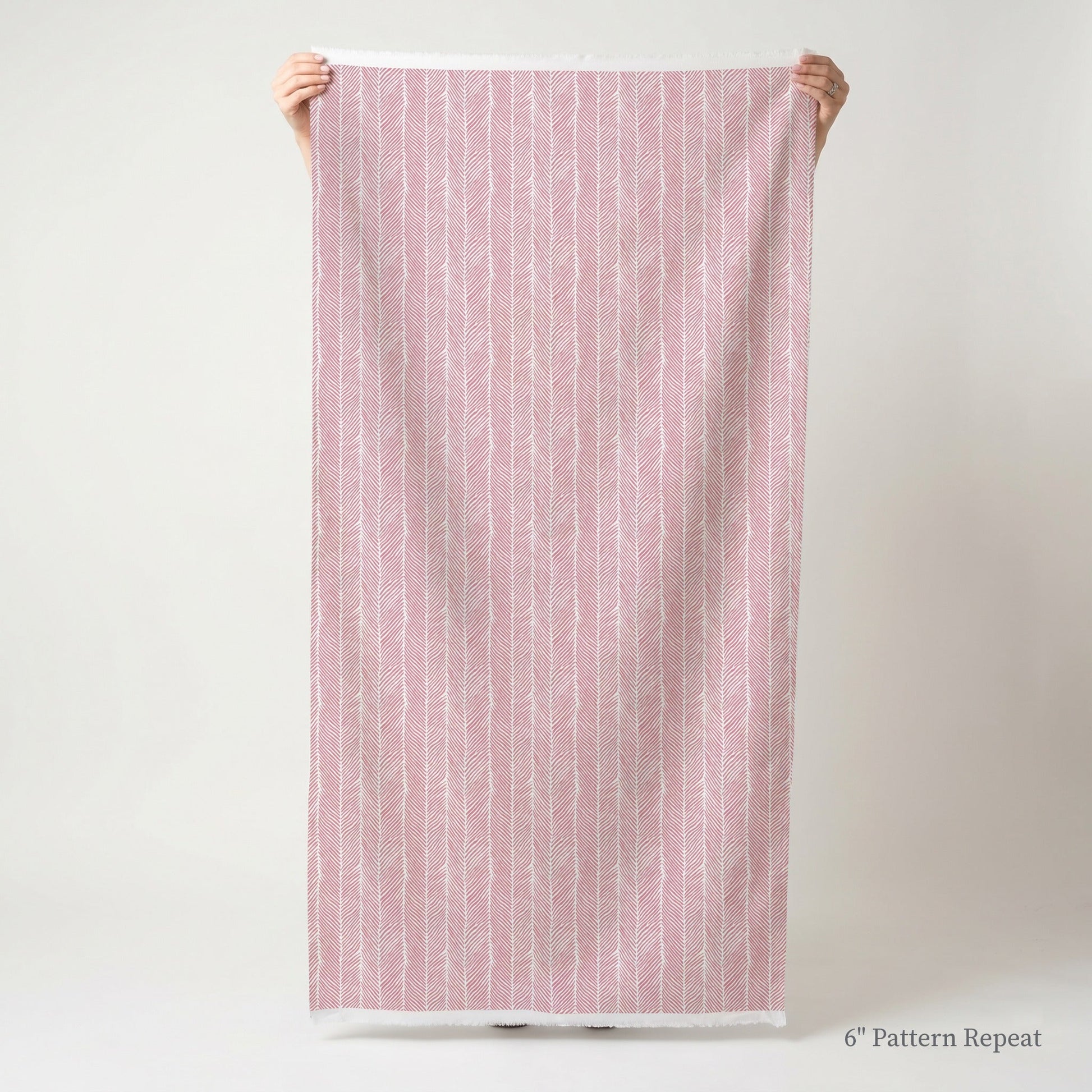Junia Pink - Fabric - Linen Rowe
