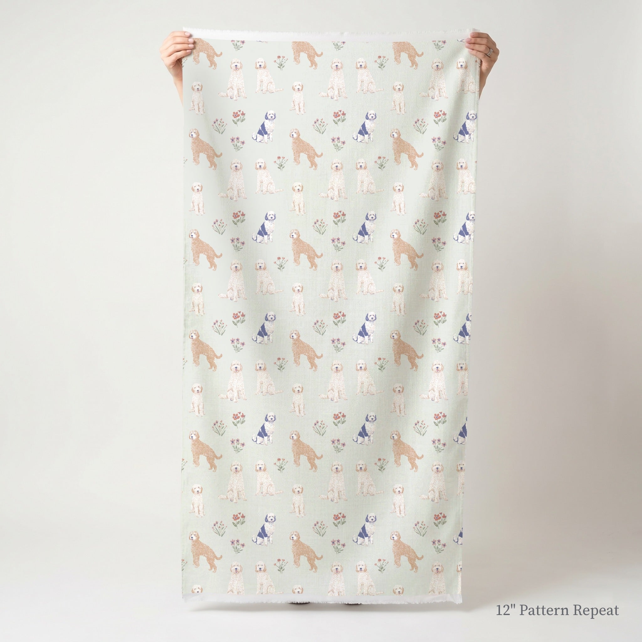 Just Curls - Fabric - Linen Rowe