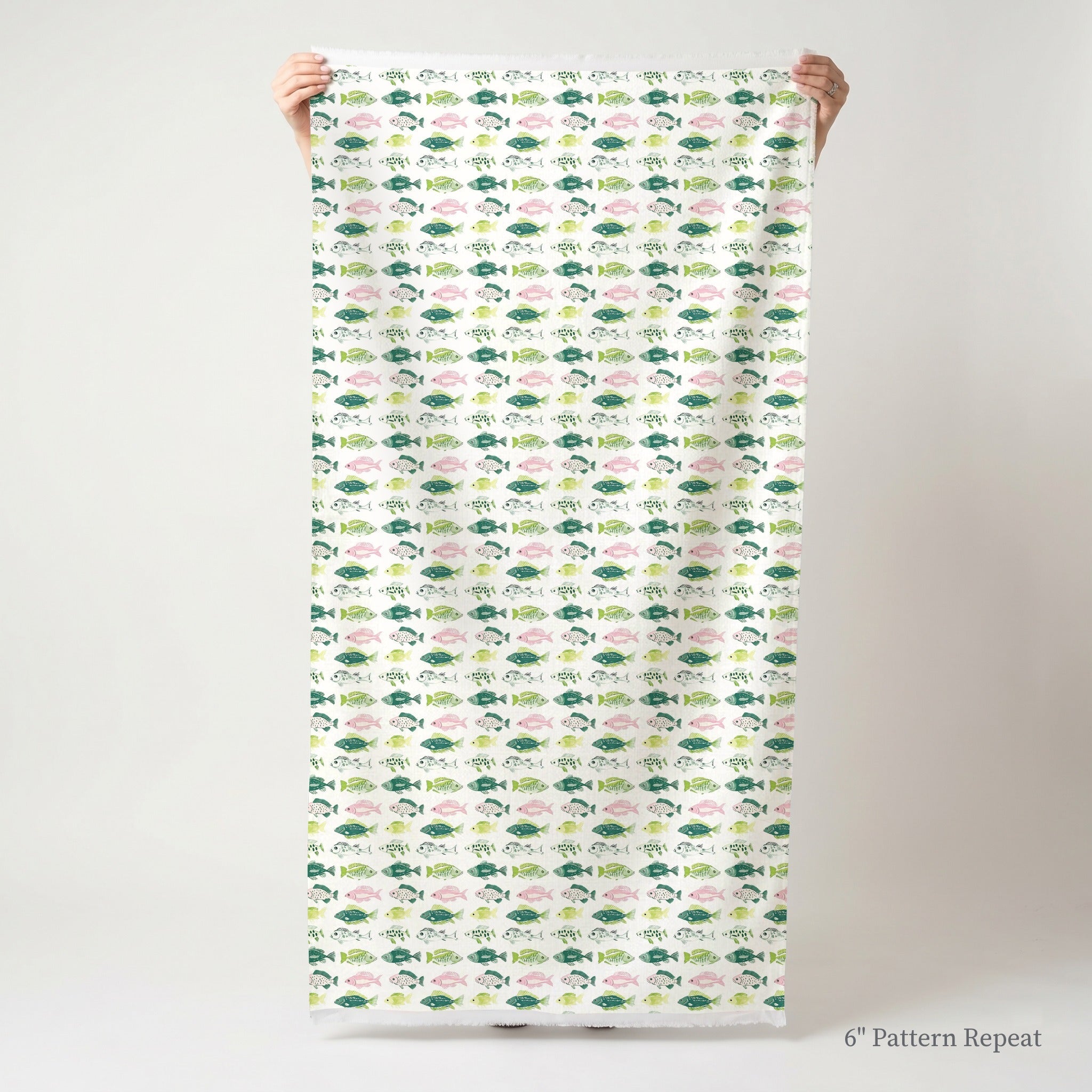 Just Keep Swimming - Fabric - Linen Rowe