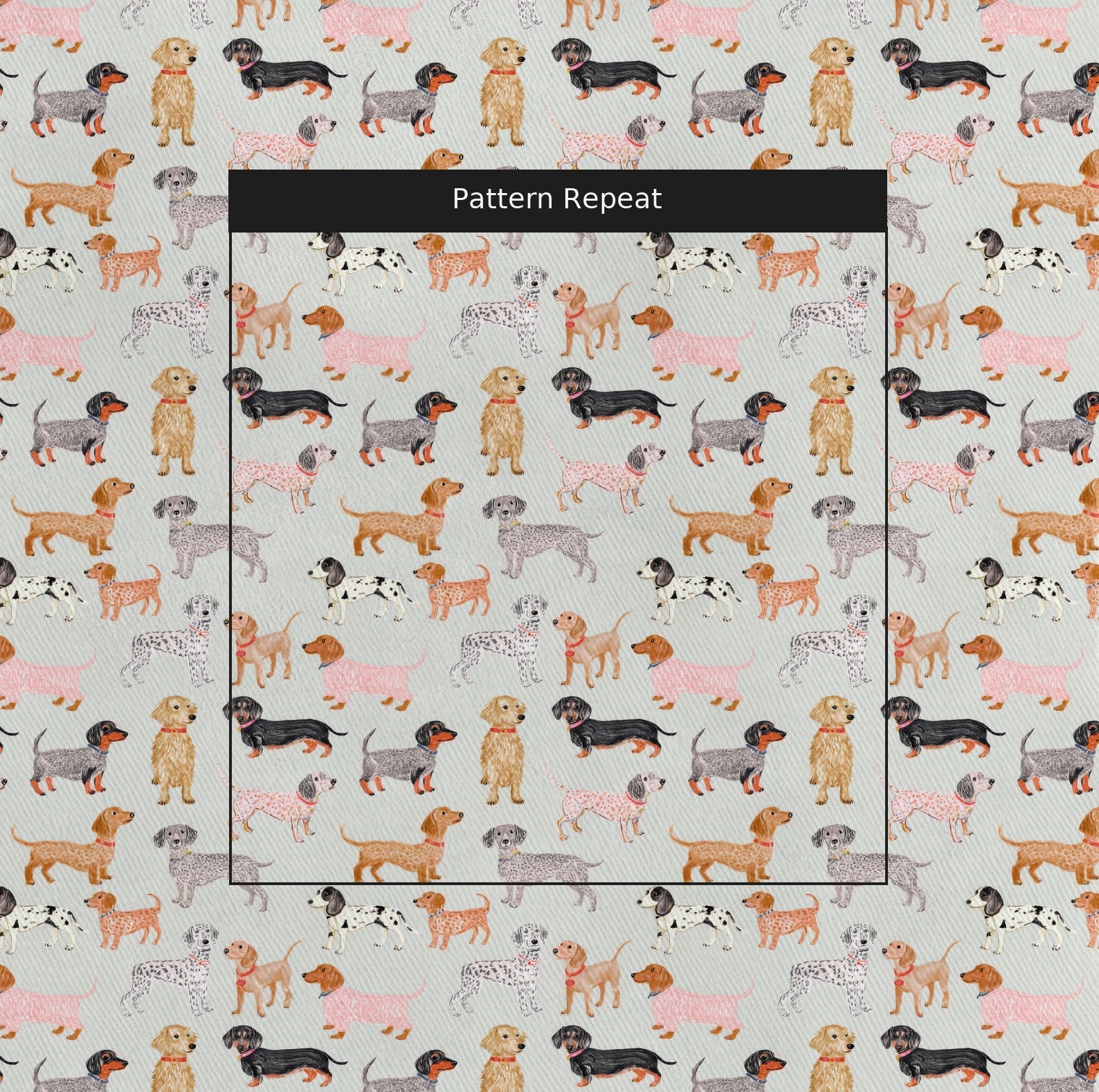 Kennel Block - Fabric - Linen Rowe