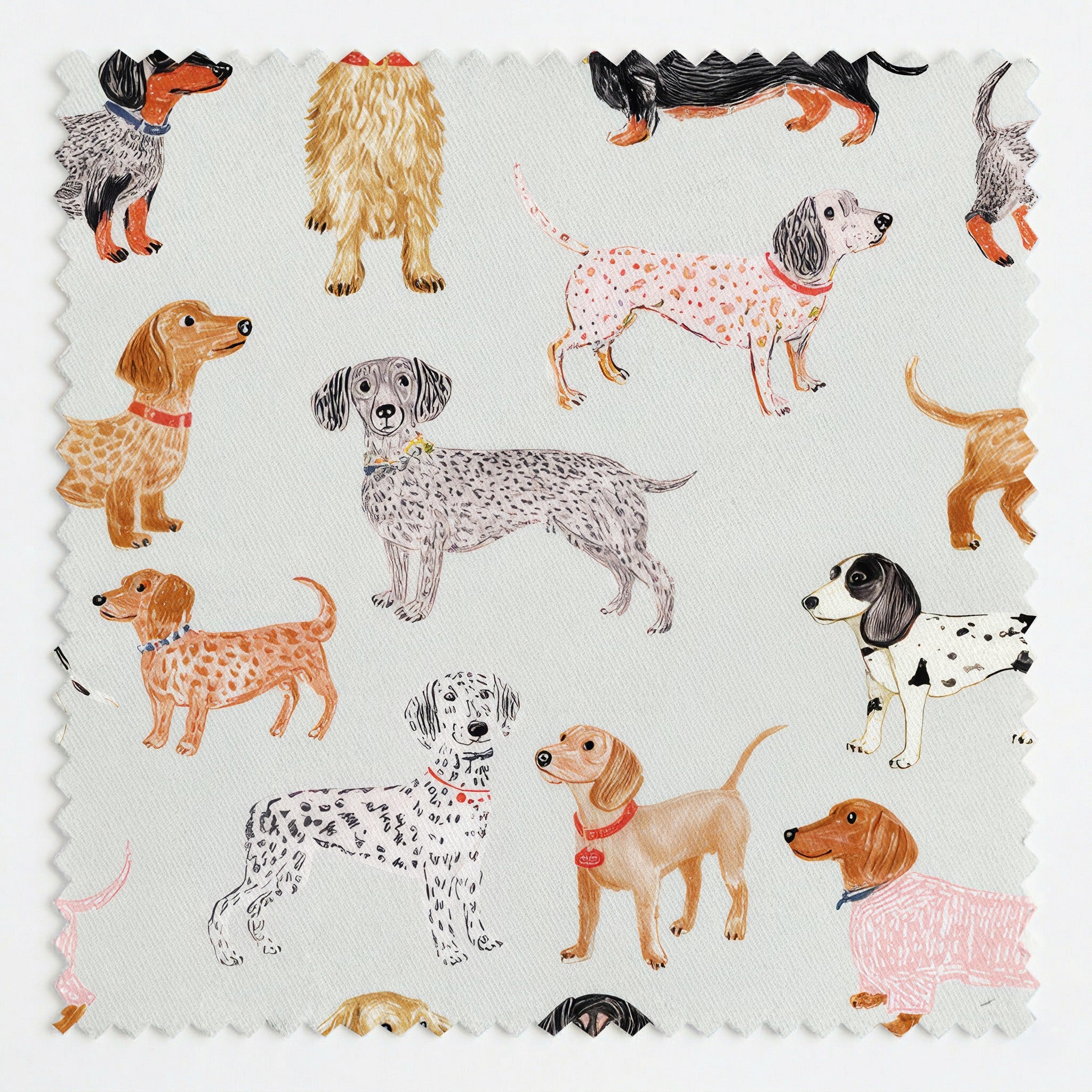 Kennel Block - Fabric - Linen Rowe