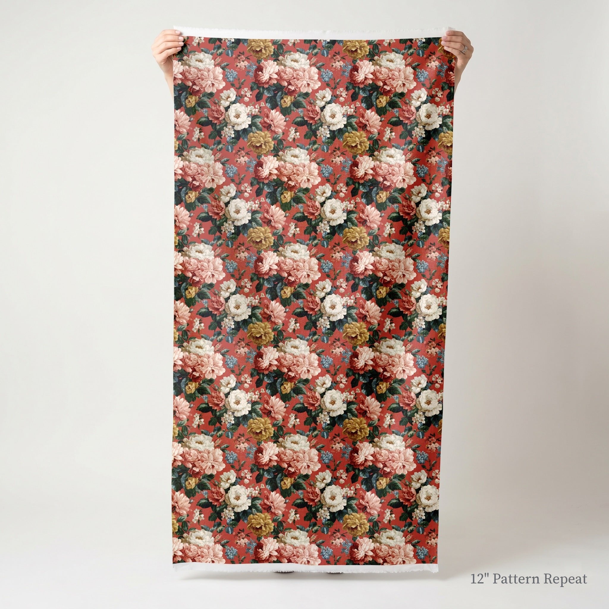 Kimberly Floral - Fabric - Linen Rowe