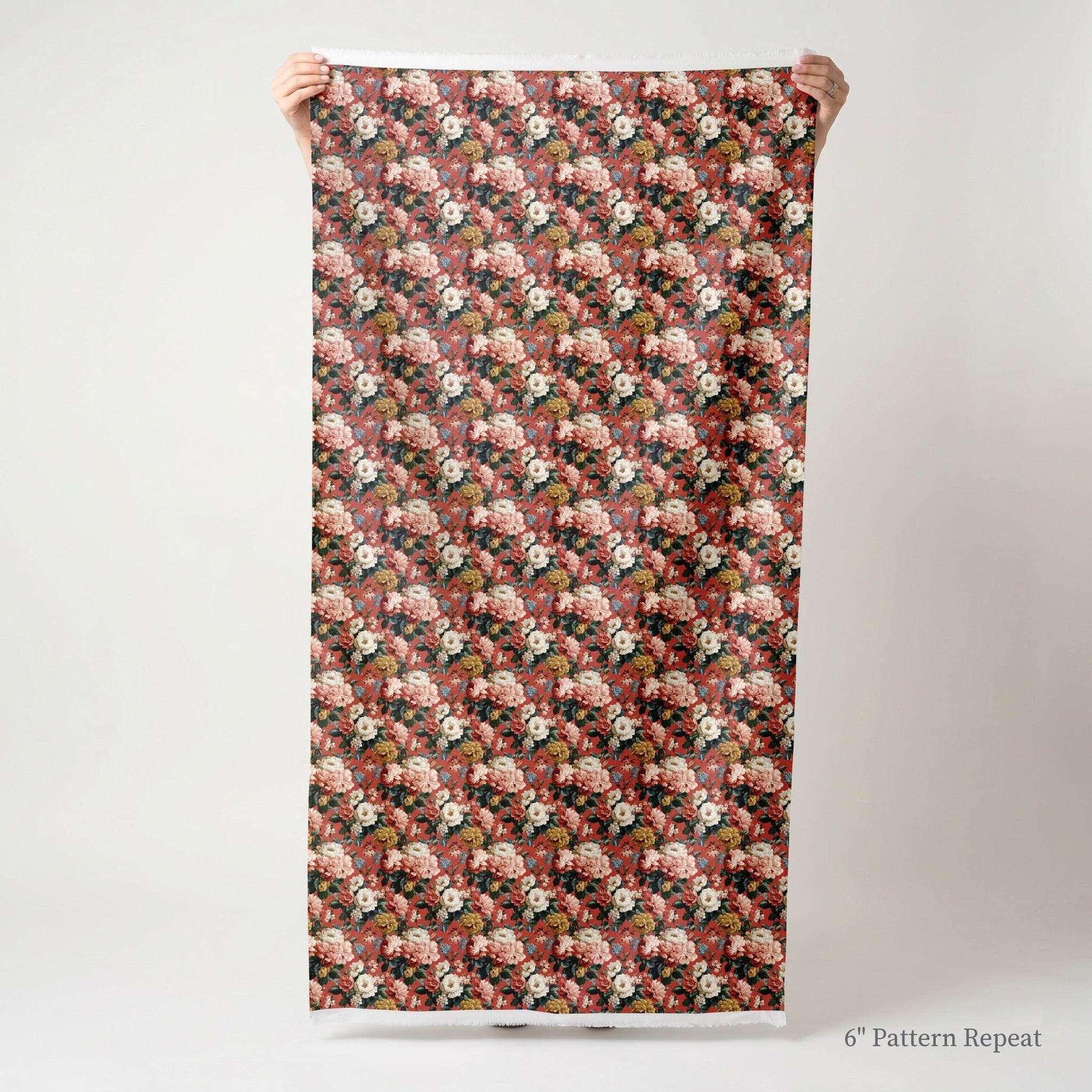 Kimberly Floral - Fabric - Linen Rowe
