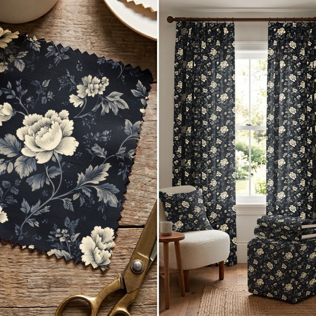 Kincaid Rose - Fabric - Linen Rowe