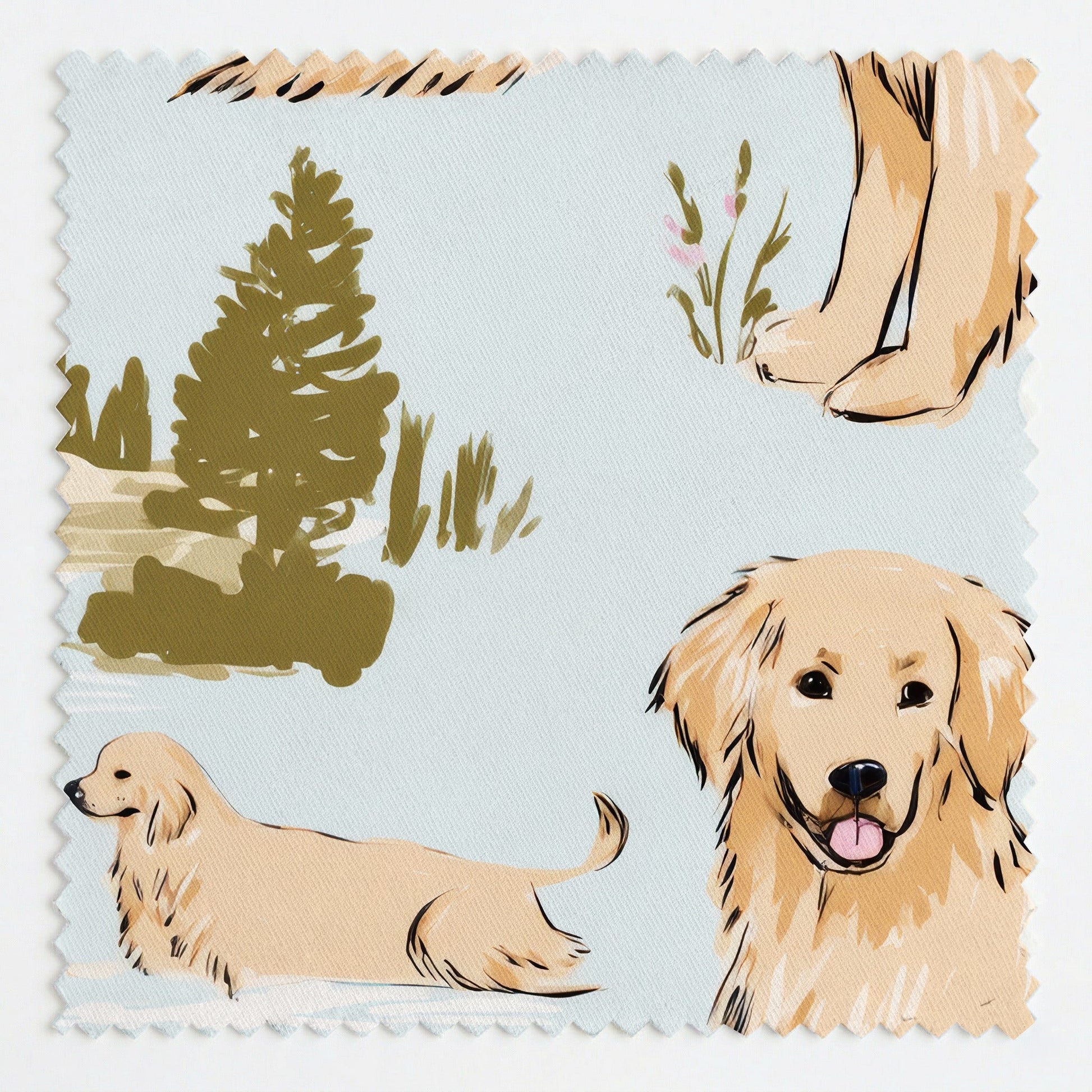 Lake Lady - Fabric - Linen Rowe