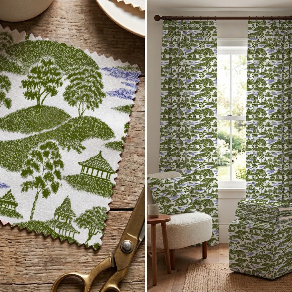 Laurel Toile - Fabric - Linen Rowe