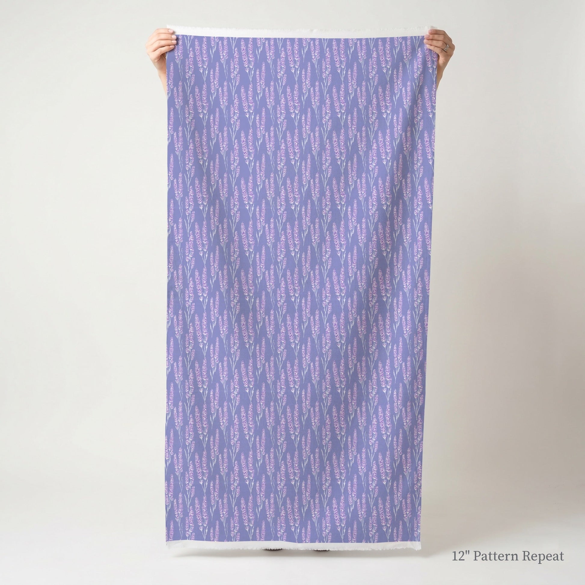 Lavendar Fields - Fabric - Linen Rowe
