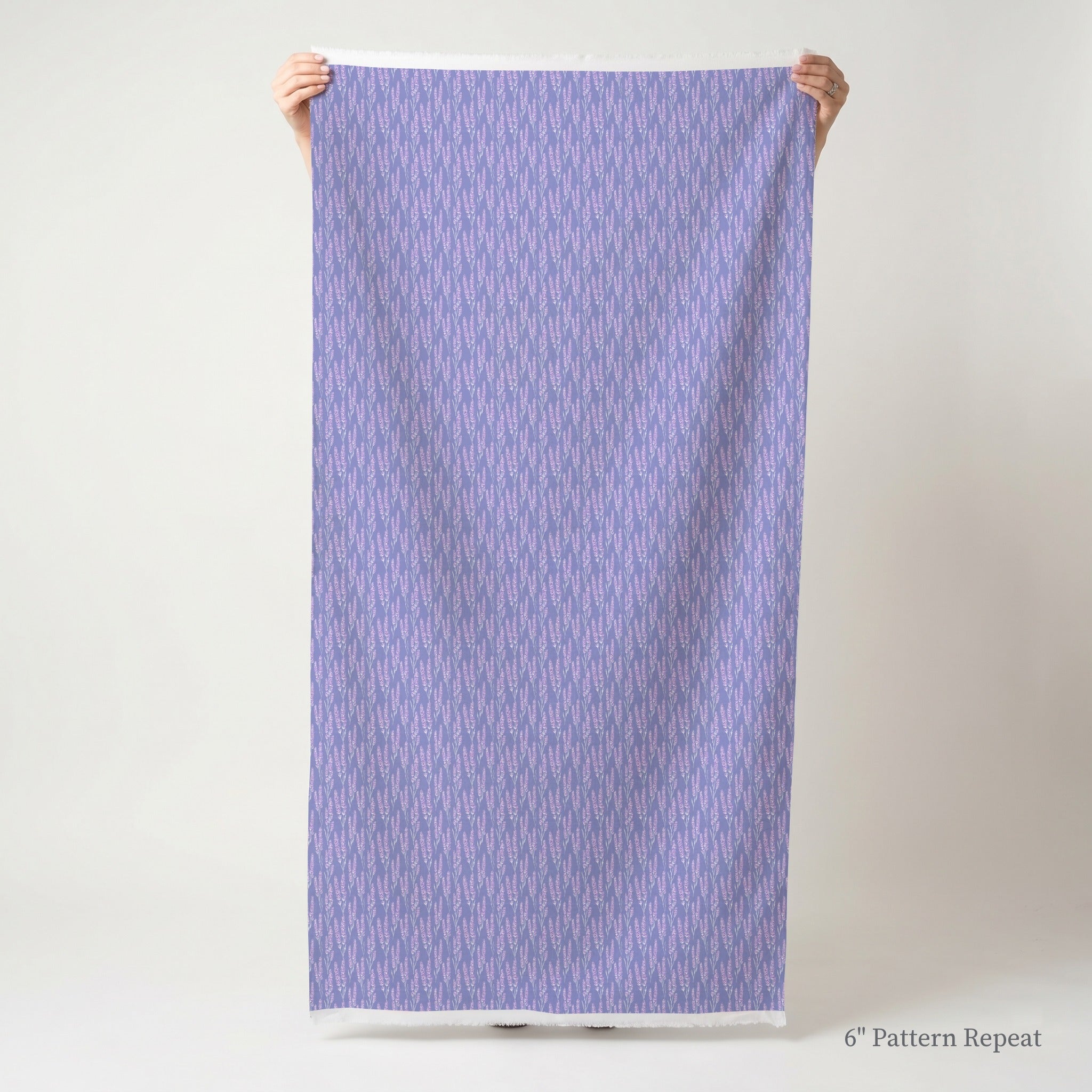 Lavendar Fields - Fabric - Linen Rowe