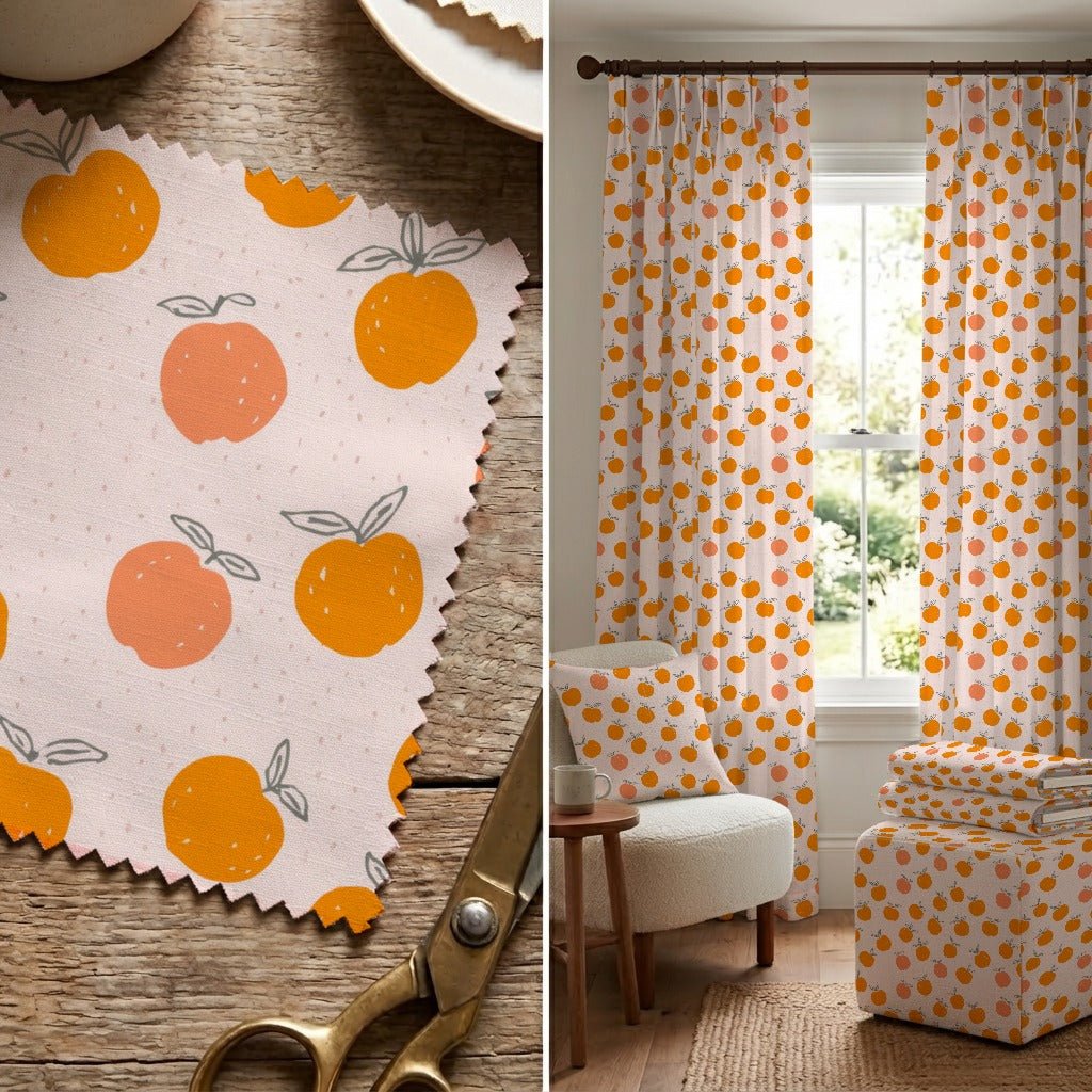 Lifes a Peach - Fabric - Linen Rowe