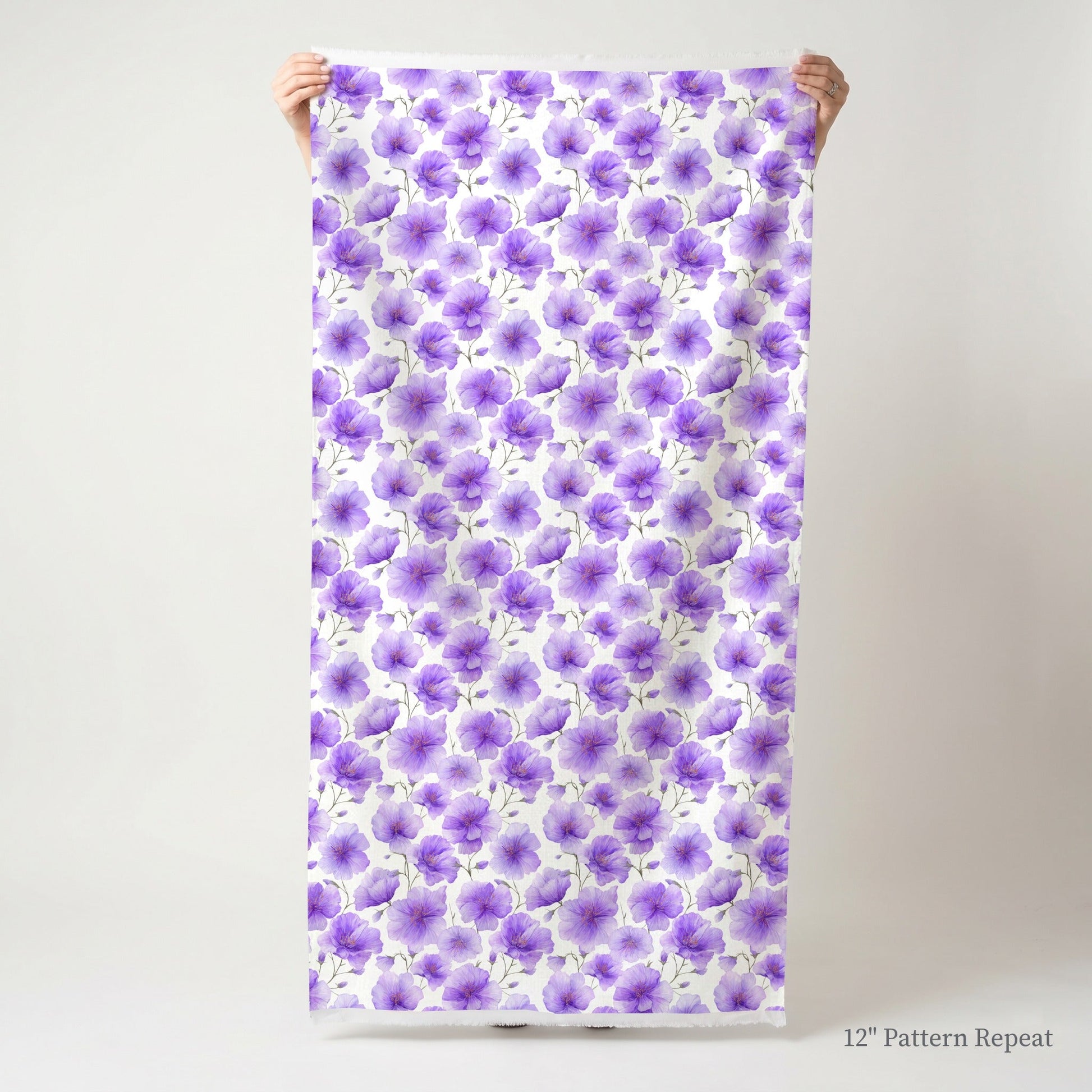 Lilac - Fabric - Linen Rowe