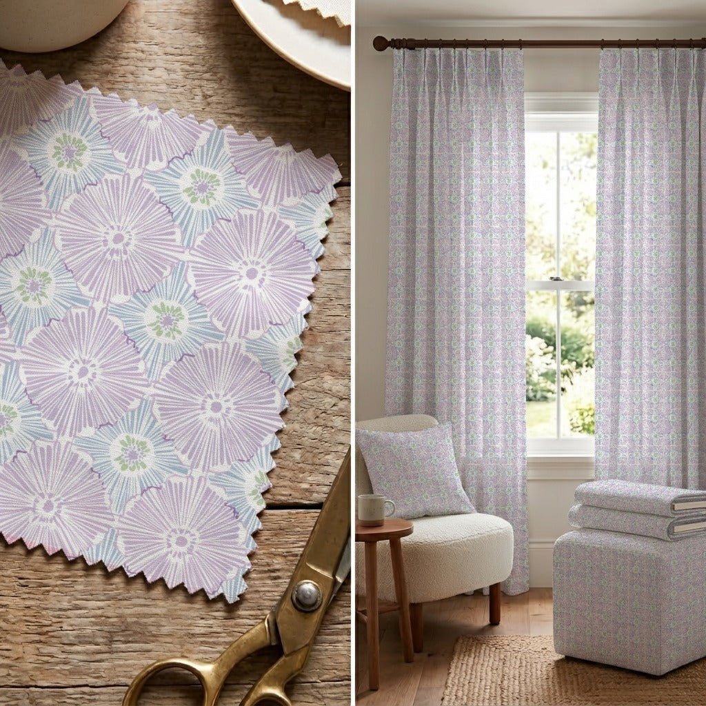 Lilac Sky - Fabric - Linen Rowe
