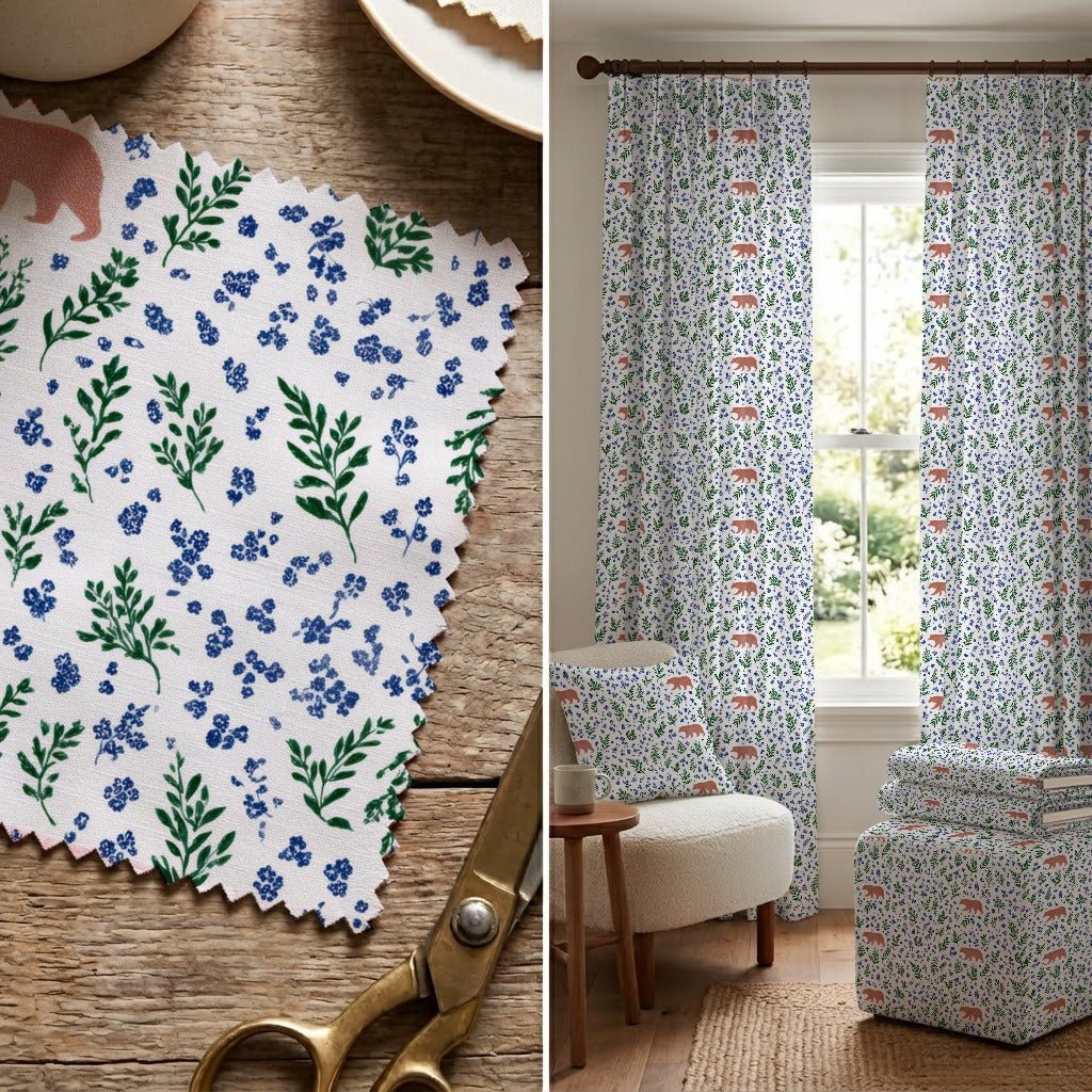Lilou Bear - Fabric - Linen Rowe