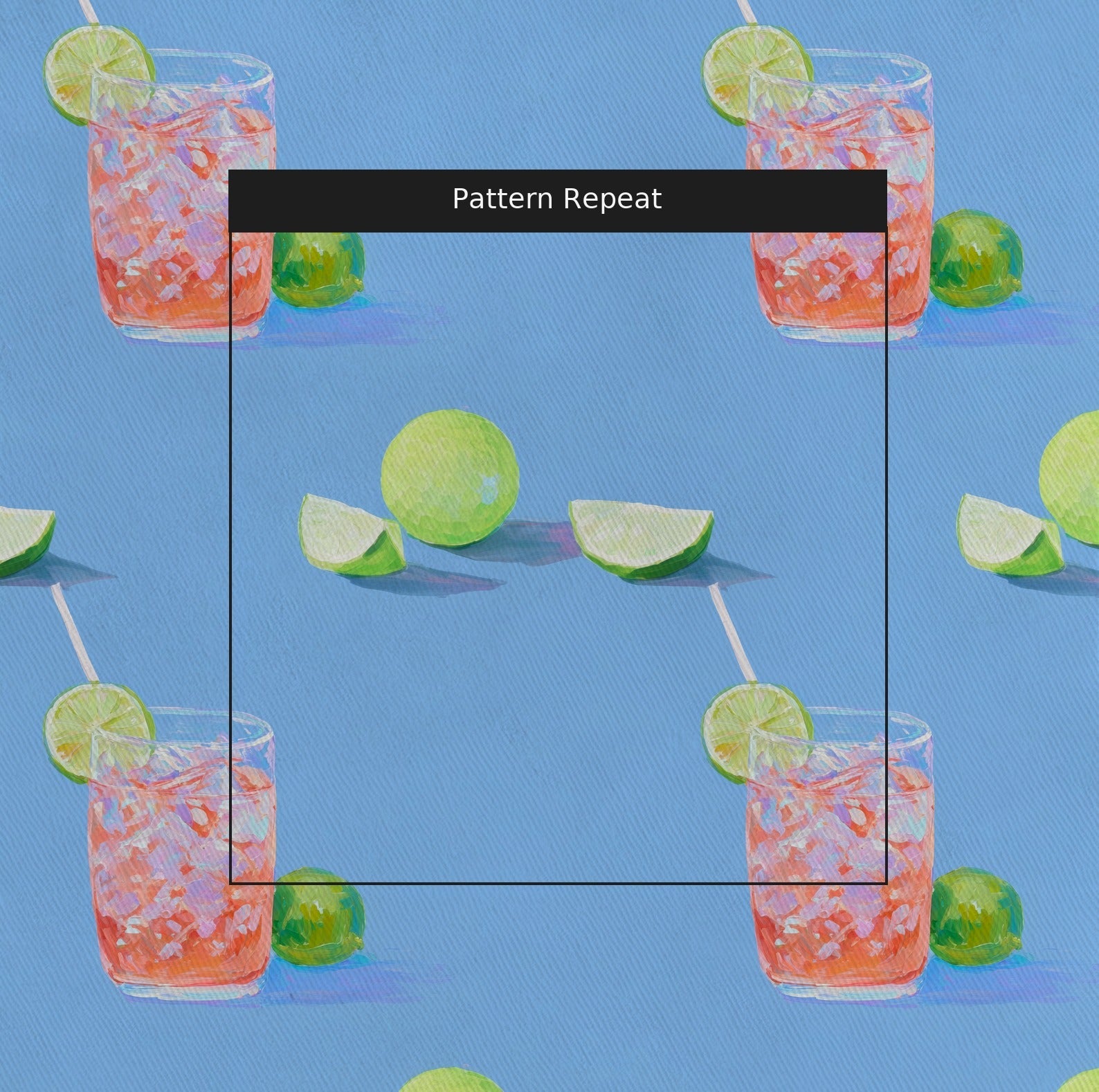 Lime at the Tee - Fabric - Linen Rowe