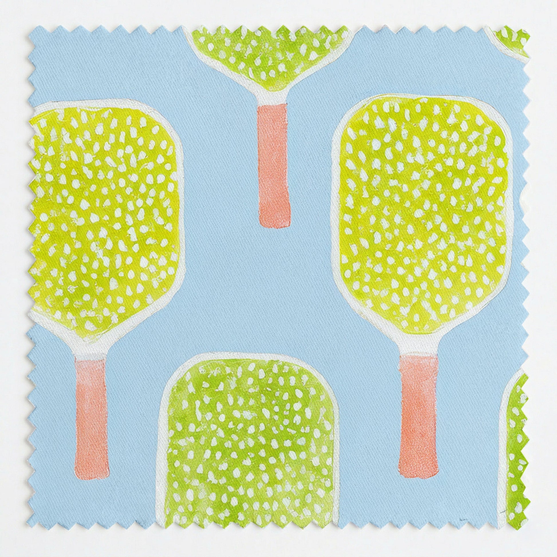 Lime Pickleball - Fabric - Linen Rowe