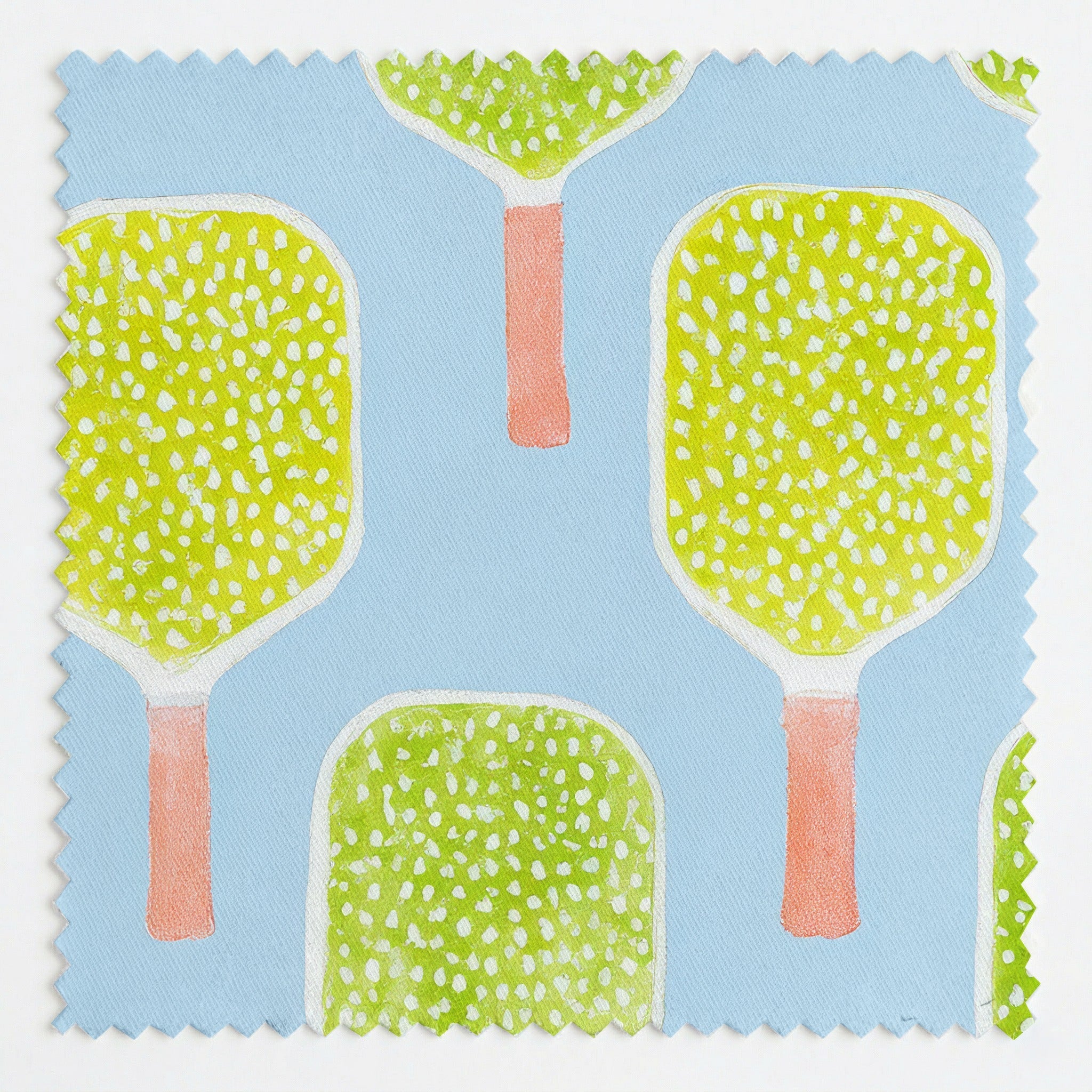 Lime Pickleball - Fabric - Linen Rowe