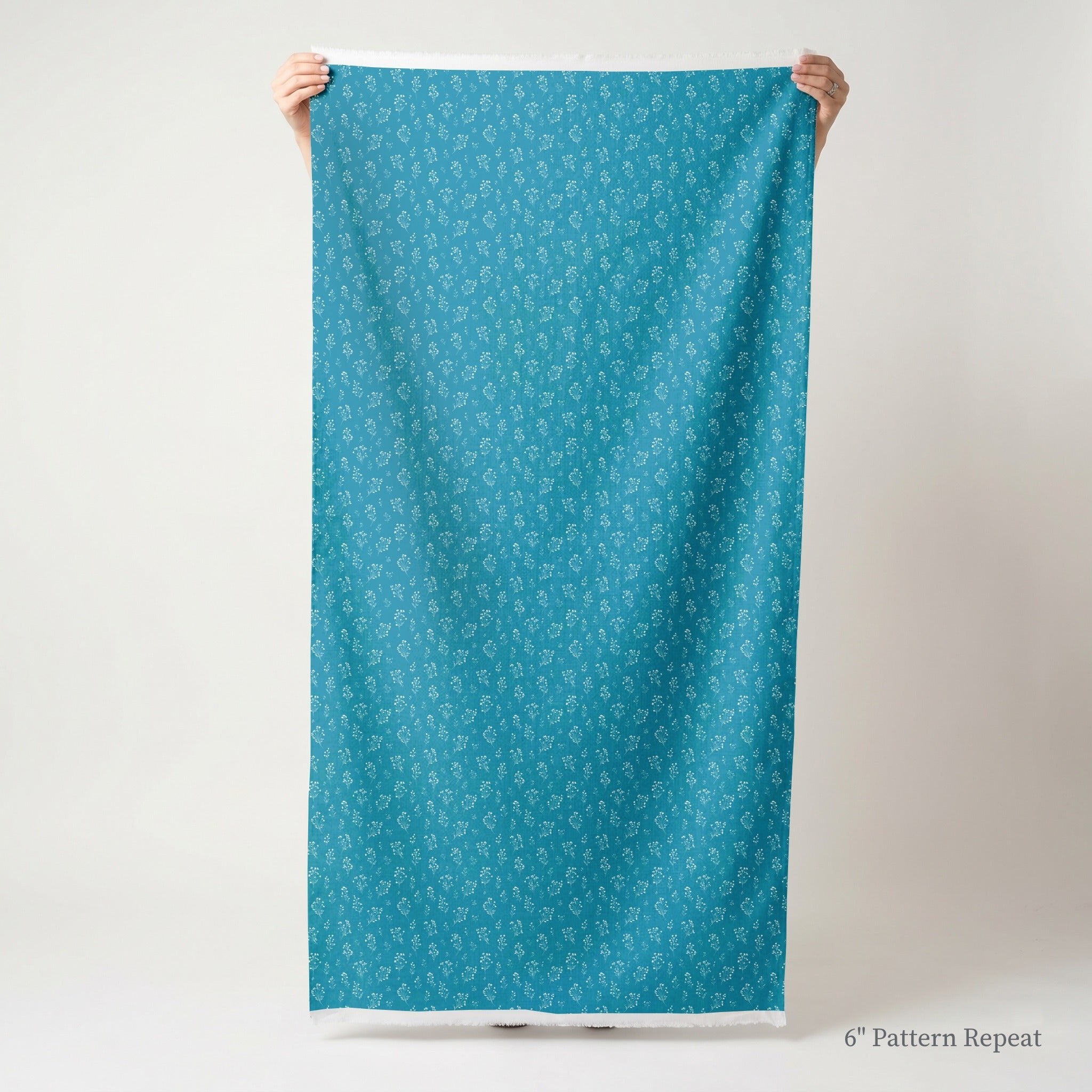 Lincoln Blue - Fabric - Linen Rowe