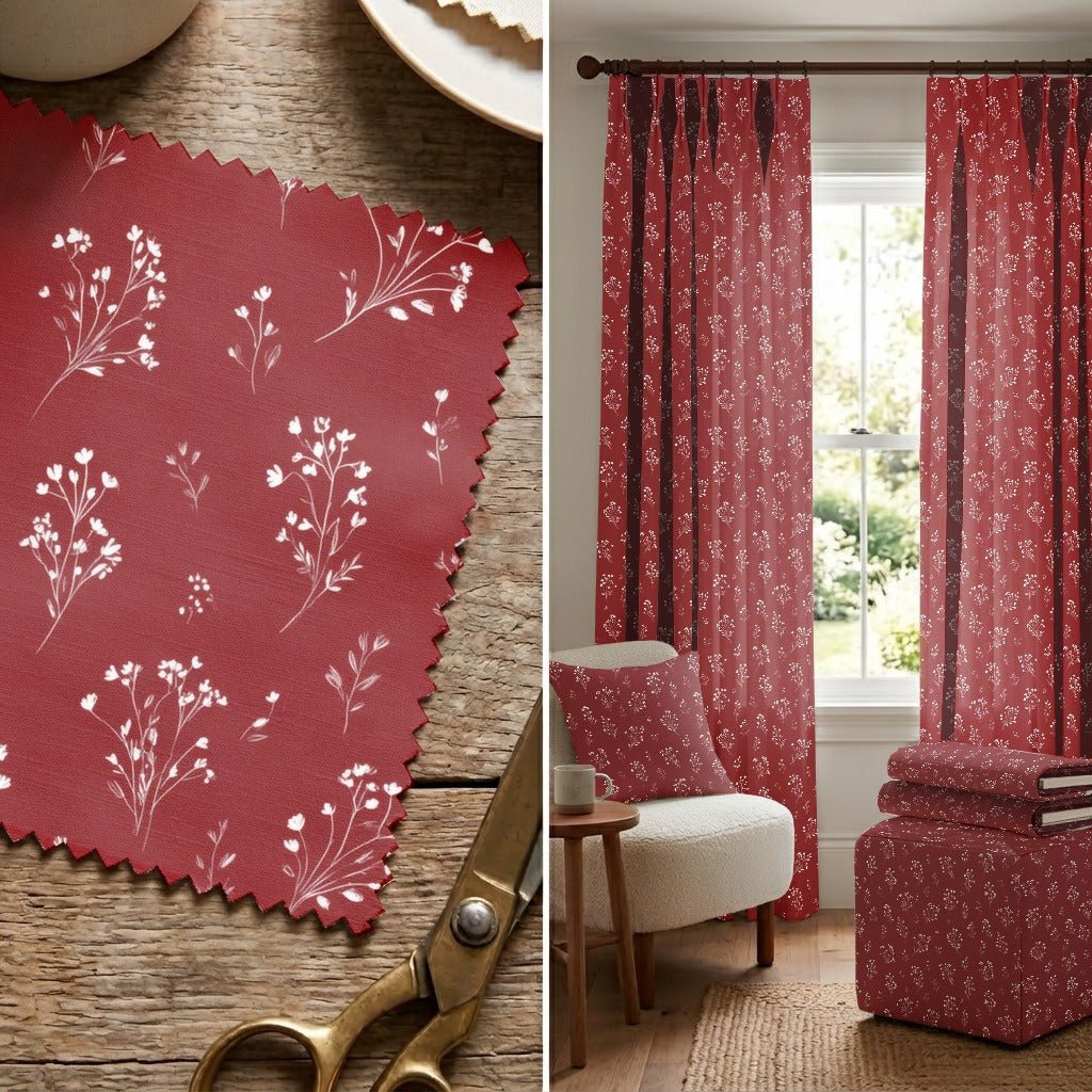 Lincoln Red - Fabric - Linen Rowe