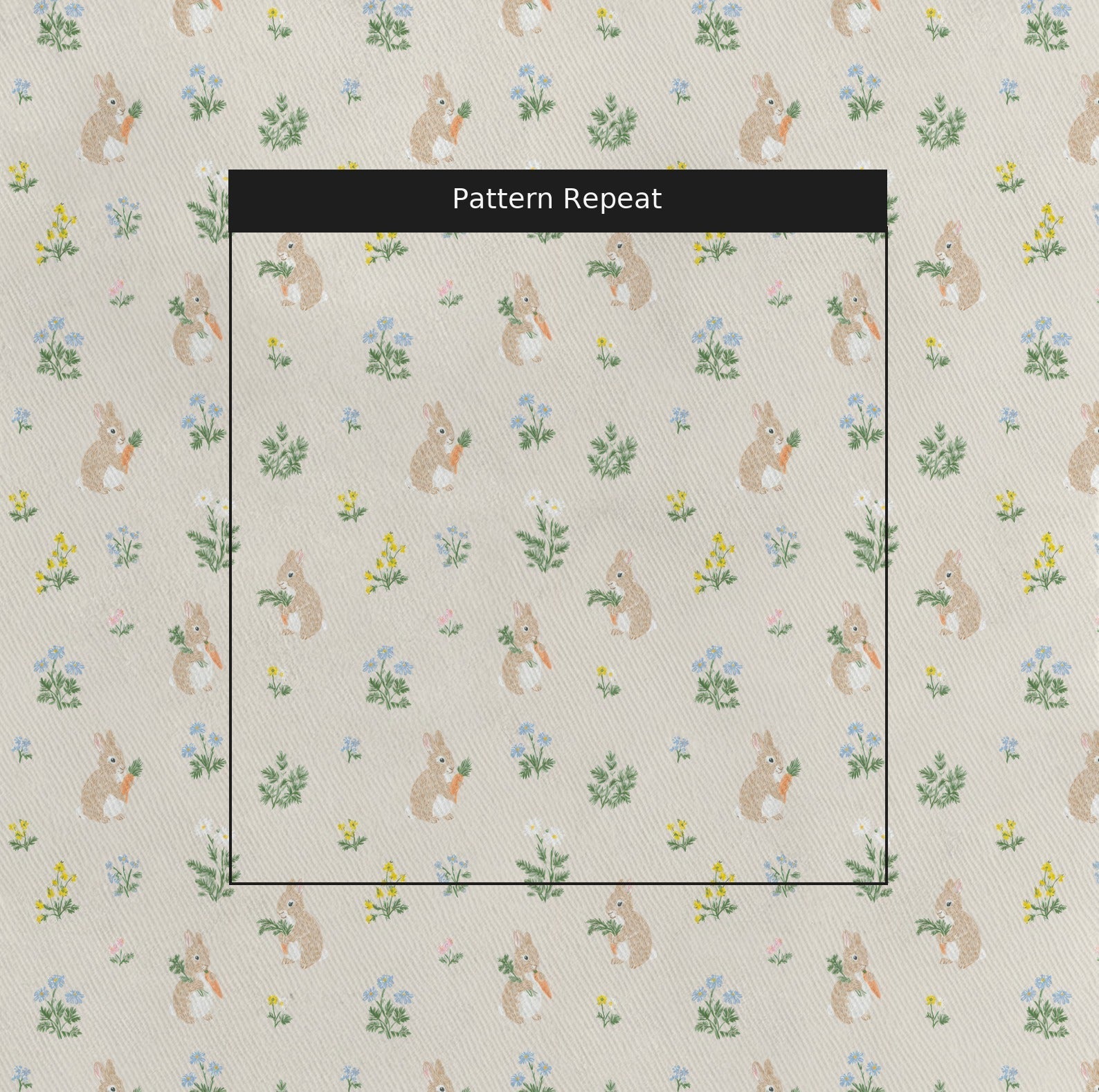Little Bunny Foo Foo - Fabric - Linen Rowe